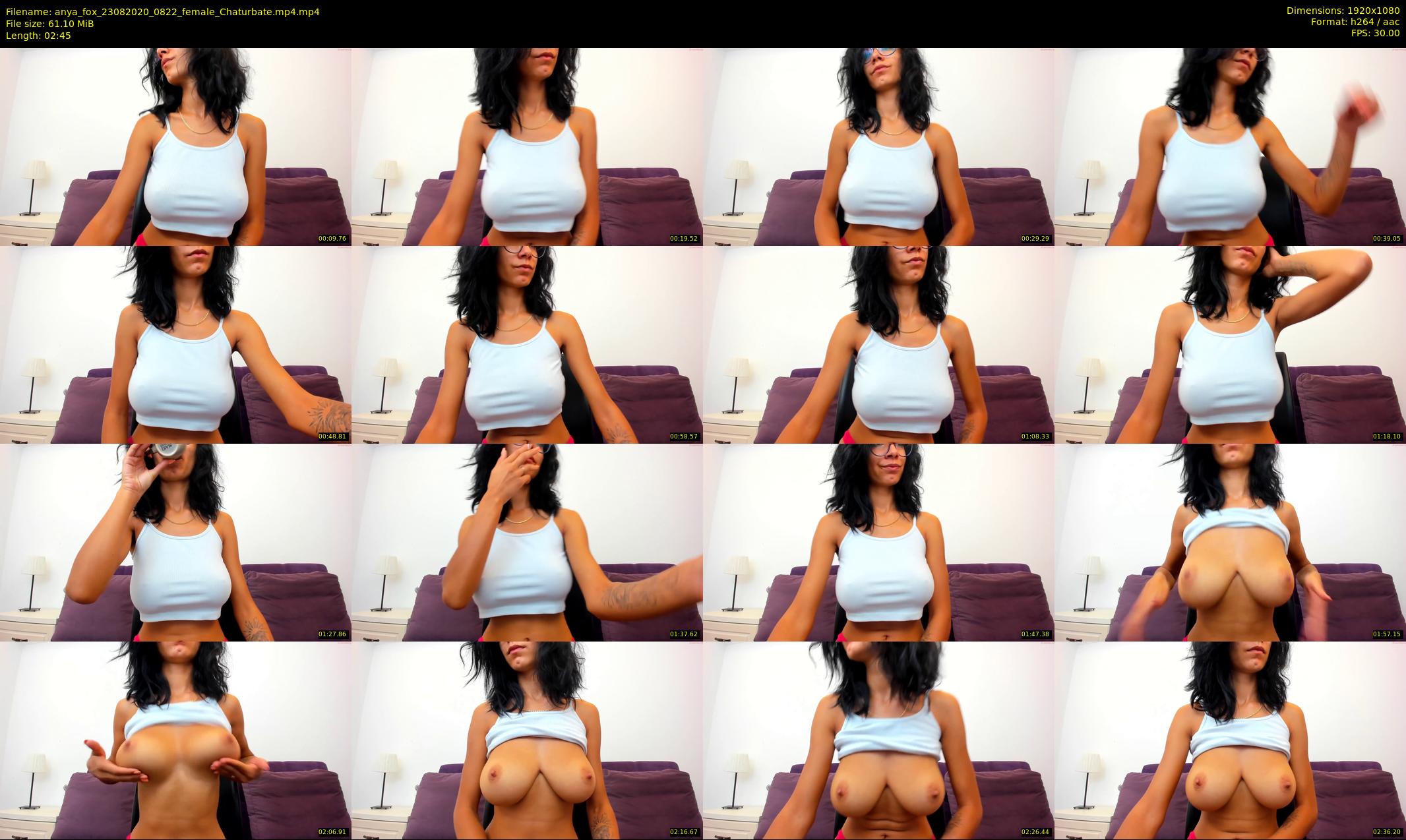 anya_fox — 3 minute Chaturbate female cam show recording, 1080p, Aug 23, 2020