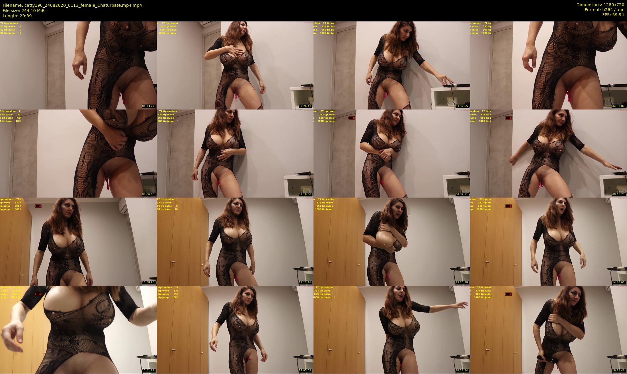 catty190 — 21 minute Chaturbate female cam show recording, 720p, Aug 24, 2020