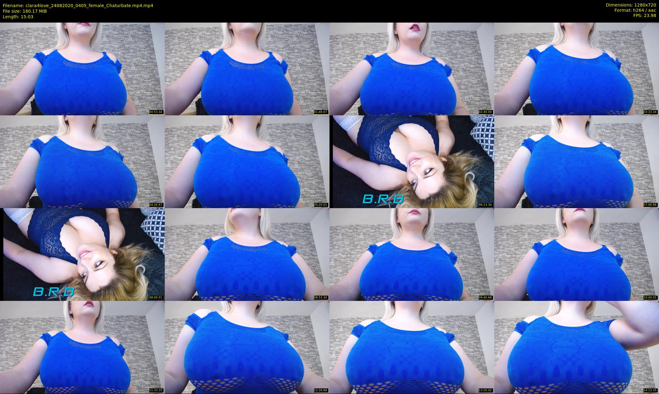 clara4love — 16 minute Chaturbate female cam show recording, 720p, Aug 24, 2020