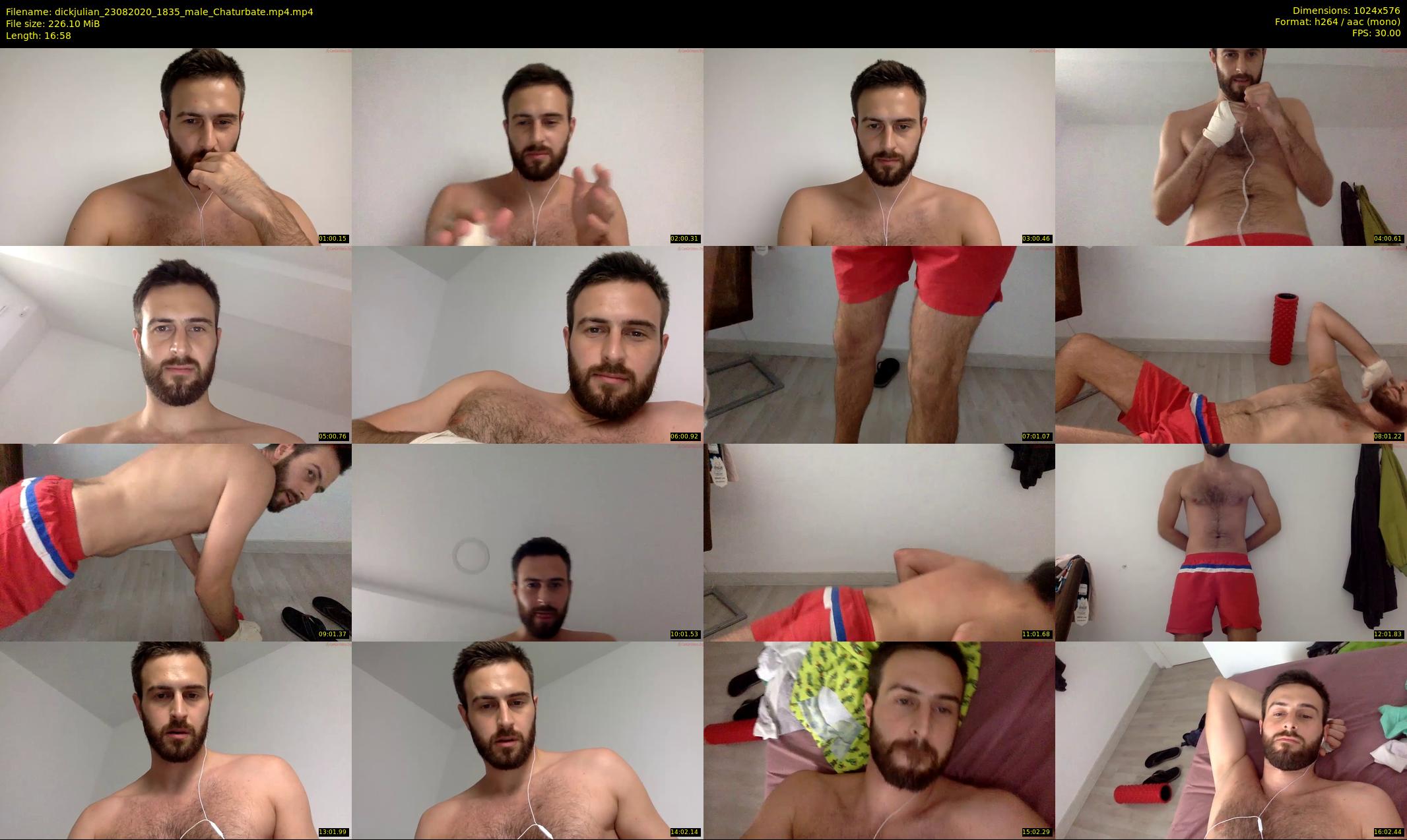 dickjulian — 17 minute Chaturbate male cam show recording, 480p, Aug 23, 2020