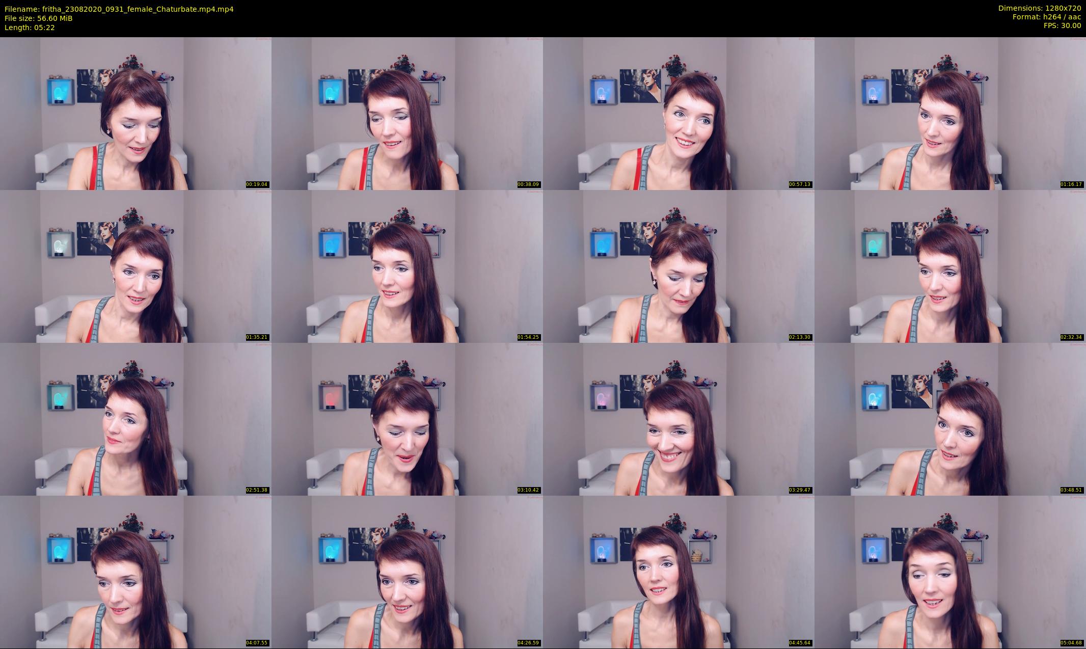fritha — 6 minute Chaturbate female cam show recording, 720p, Aug 23, 2020