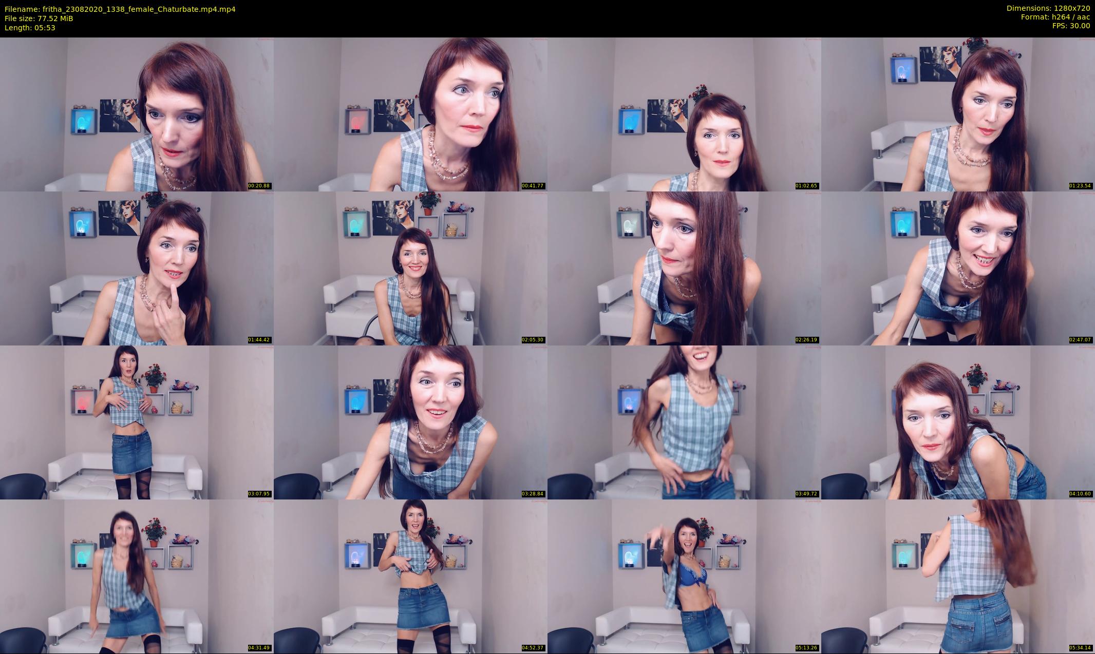 fritha — 6 minute Chaturbate female cam show recording, 720p, Aug 23, 2020