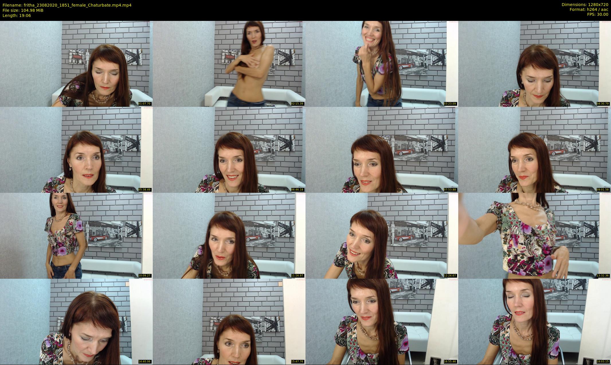 fritha — 20 minute Chaturbate female cam show recording, 720p, Aug 23, 2020