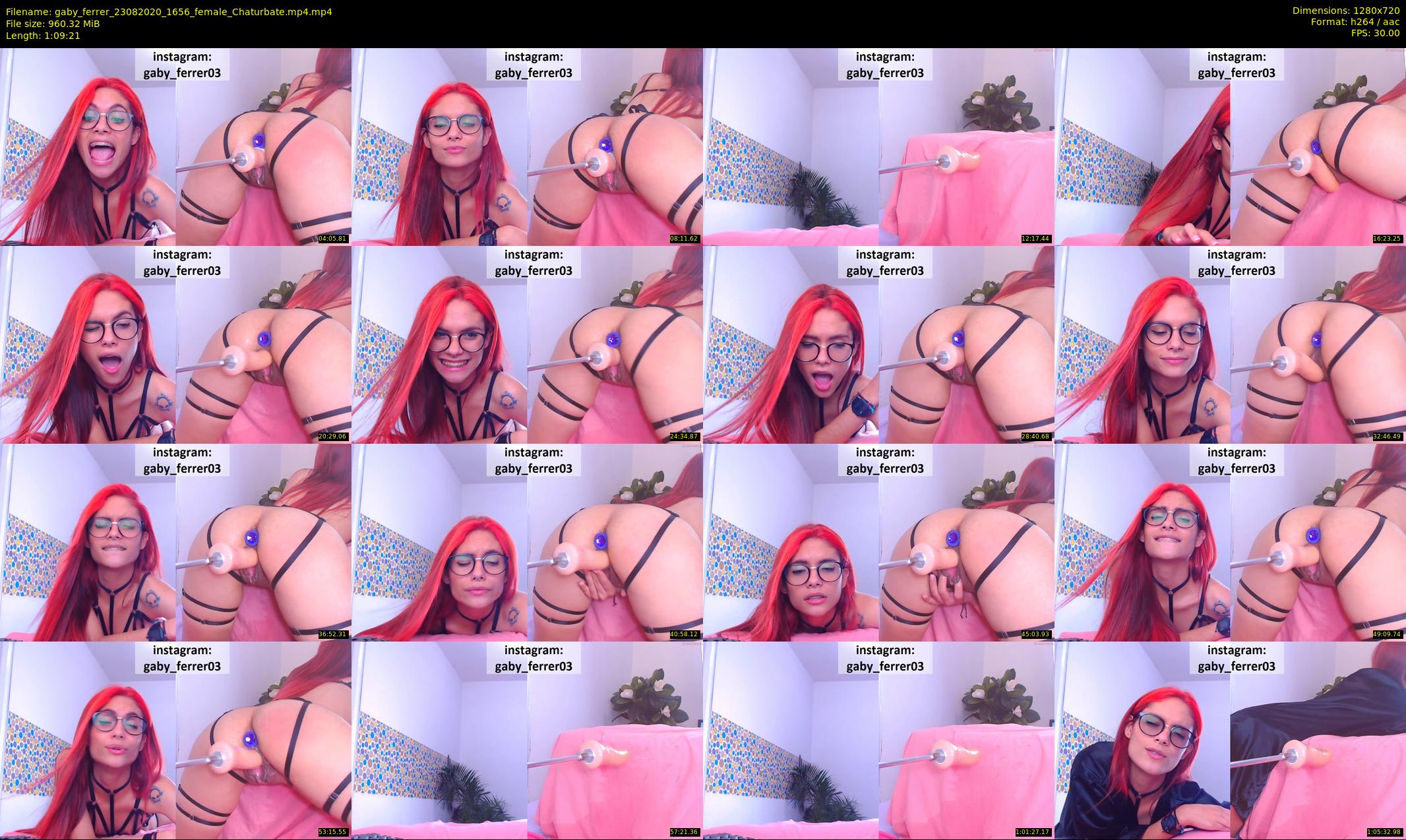 gaby_ferrer — 70 minute Chaturbate female cam show recording, 720p, Aug 23, 2020