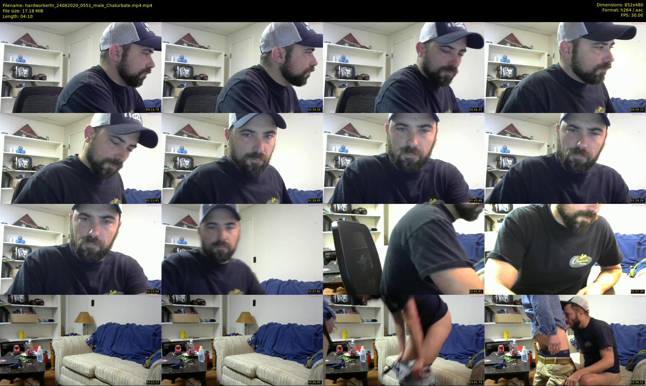 hardworkertn — 5 minute Chaturbate male cam show recording, 480p, Aug 24, 2020