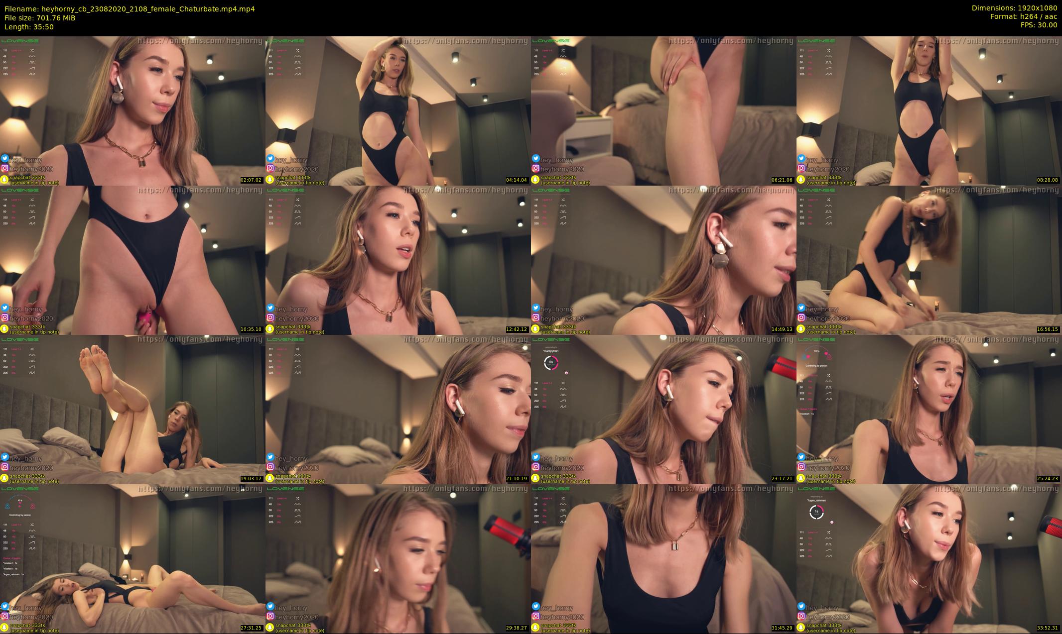 heyhorny_cb — 36 minute Chaturbate couple cam show recording, 1080p, Aug 23, 2020