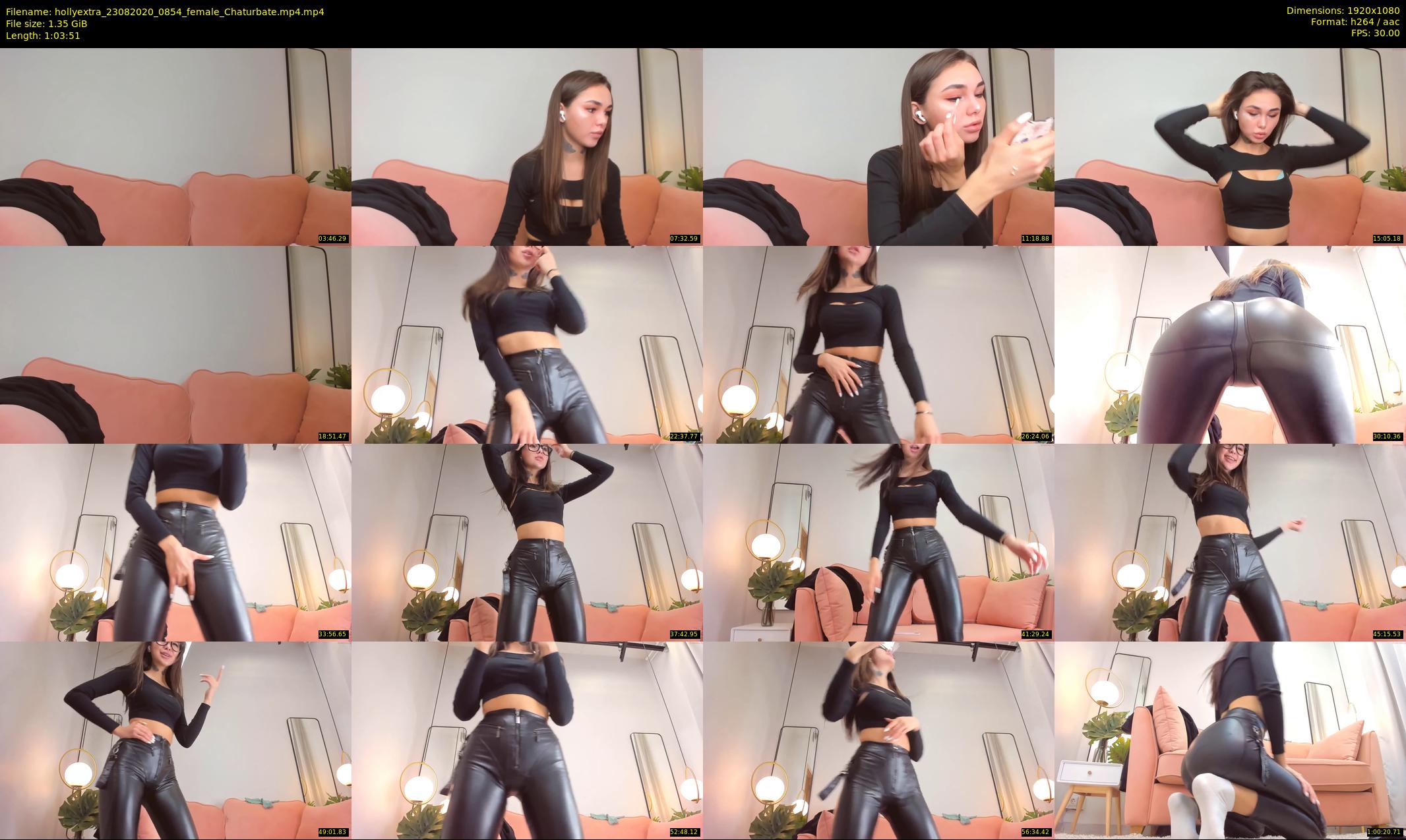 hollyextra — 64 minute Chaturbate female cam show recording, 1080p, Aug 23, 2020