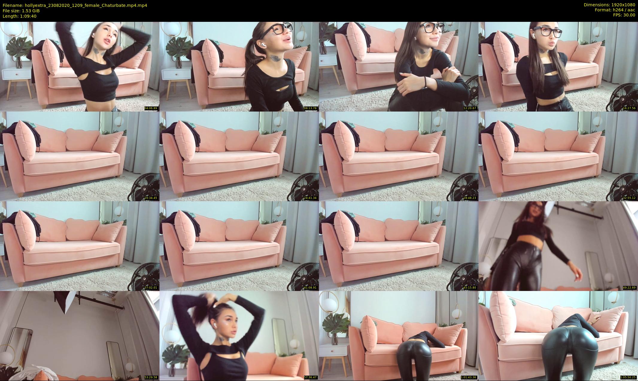 hollyextra — 70 minute Chaturbate female cam show recording, 1080p, Aug 23, 2020