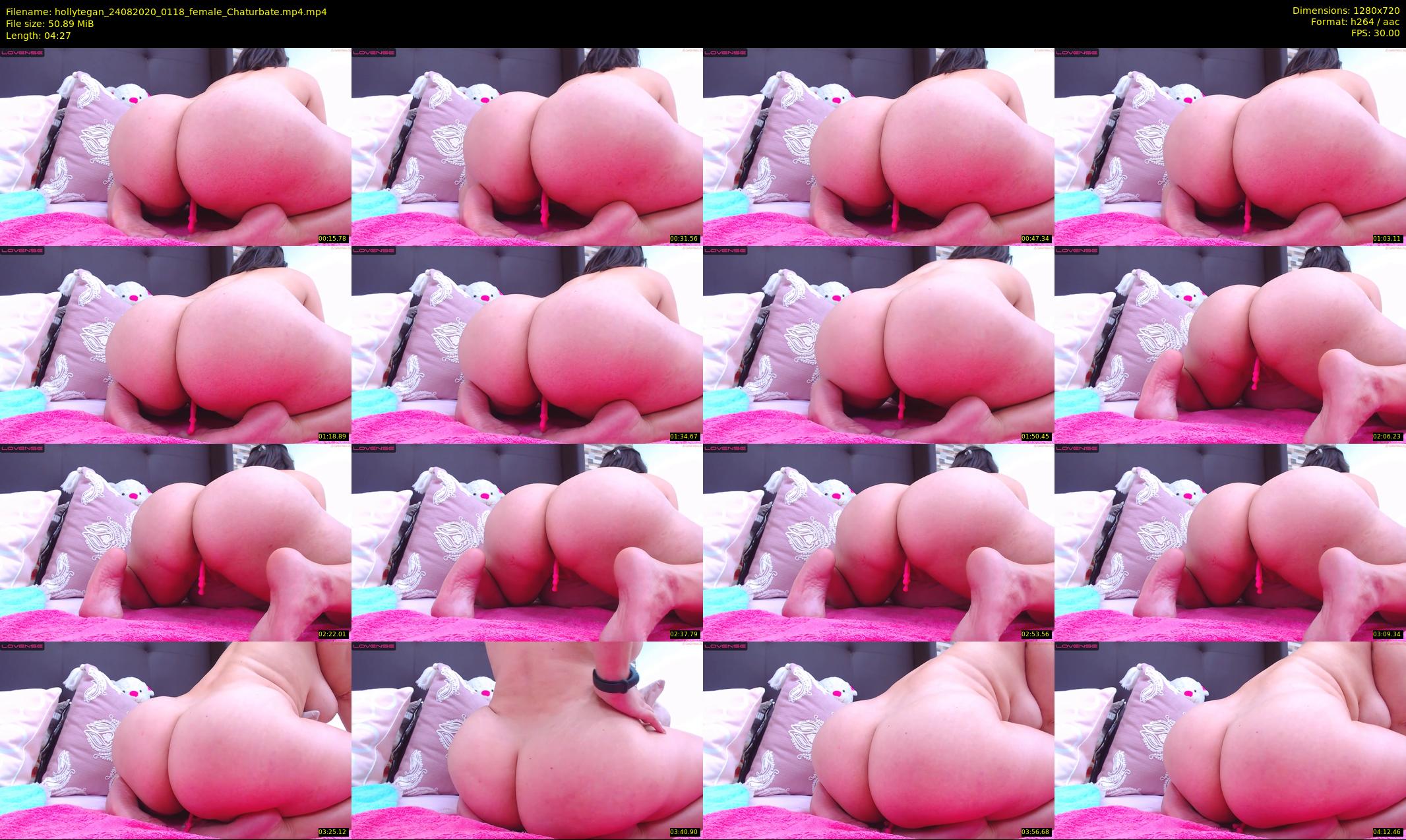 hollytegan — 5 minute Chaturbate female cam show recording, 720p, Aug 24, 2020