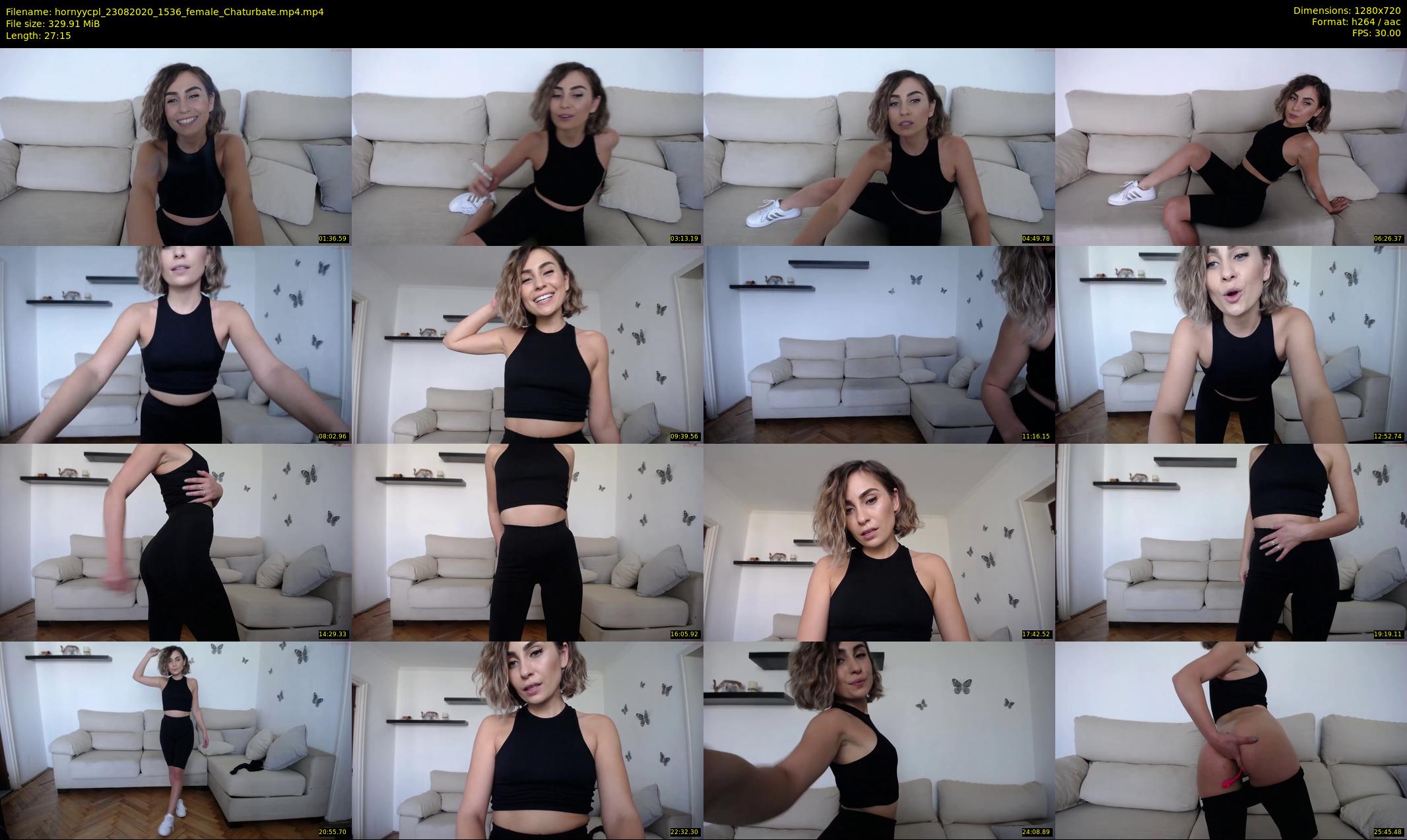 hornyycpl — 28 minute Chaturbate couple cam show recording, 720p, Aug 23, 2020
