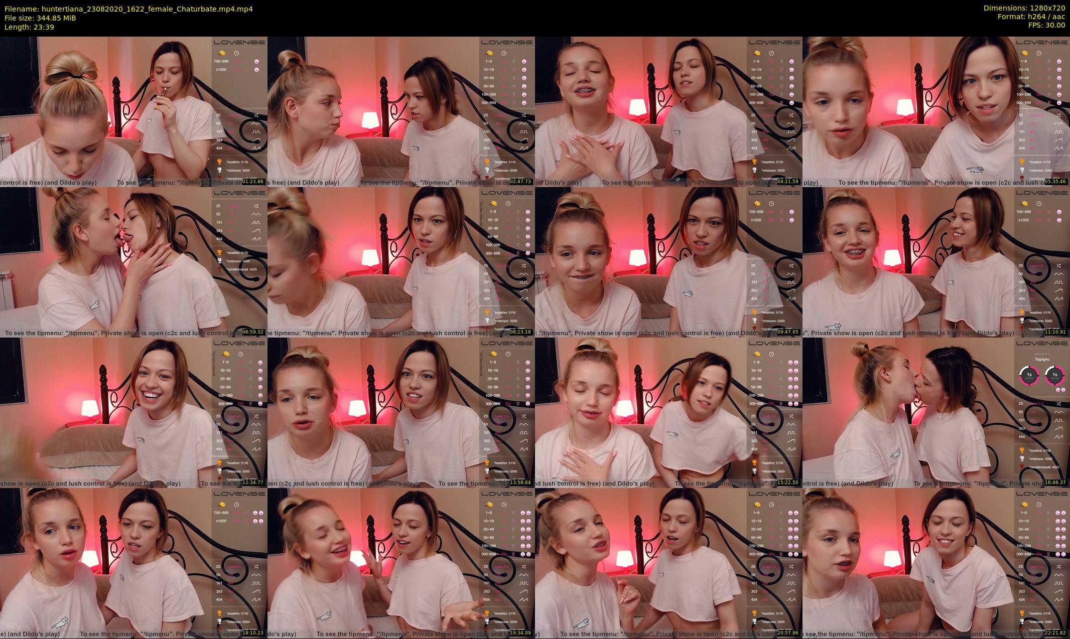 huntertiana — 24 minute Chaturbate female cam show recording, 720p, Aug 23, 2020