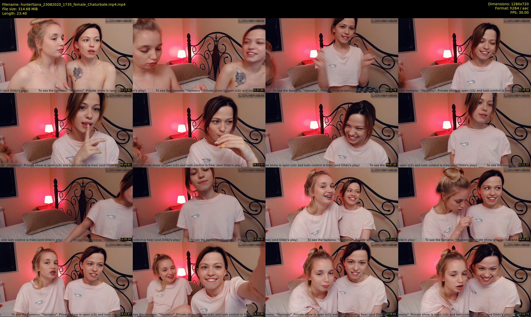 huntertiana — 24 minute Chaturbate female cam show recording, 720p, Aug 23, 2020