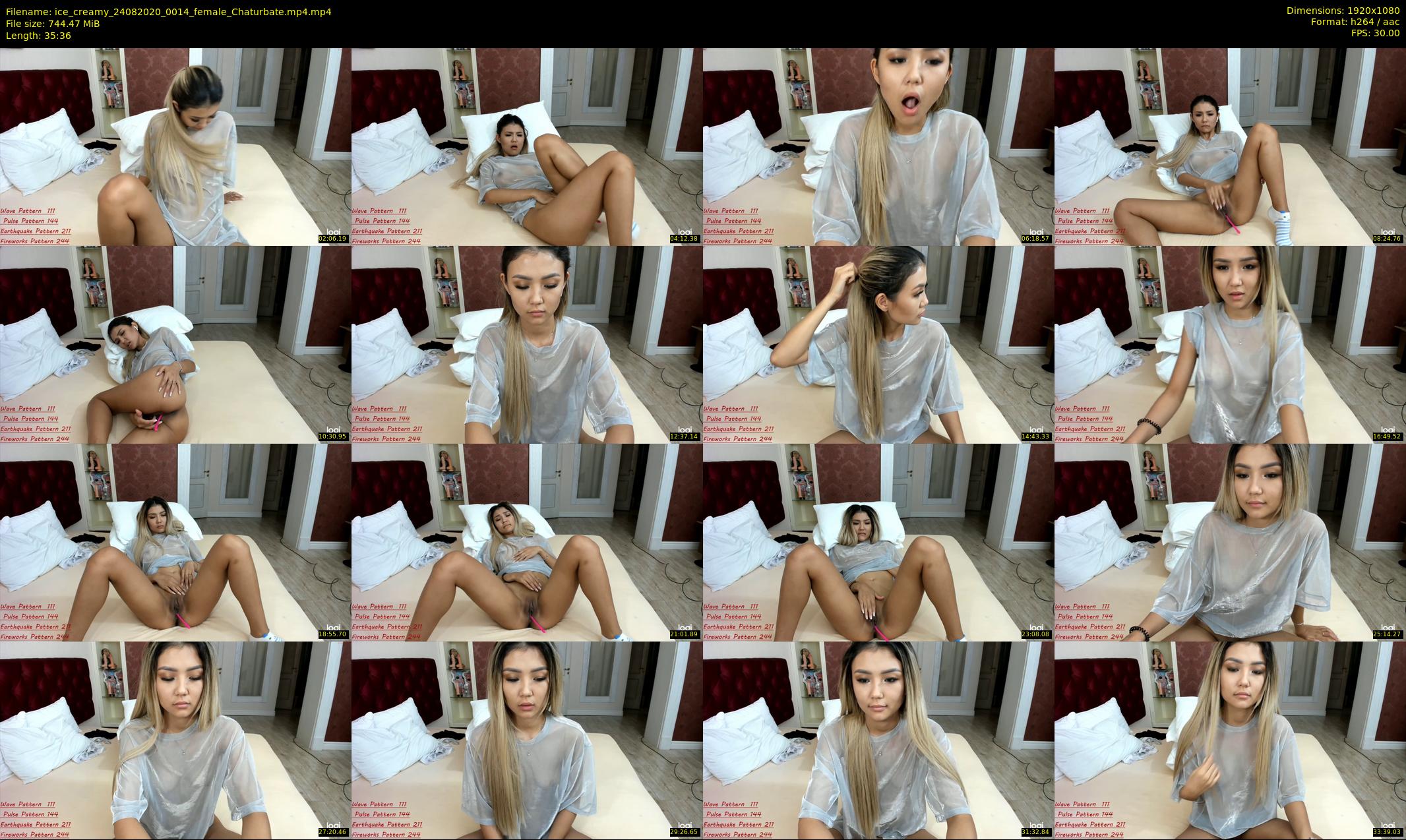 ice_creamy — 36 minute Chaturbate female cam show recording, 1080p, Aug 24, 2020