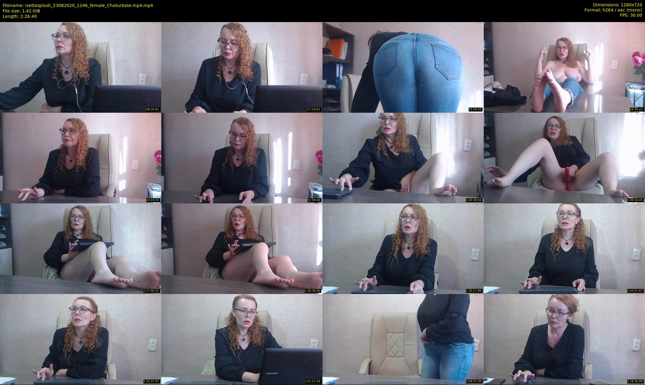 ivettasplash — 147 minute Chaturbate female cam show recording, 720p, Aug 23, 2020