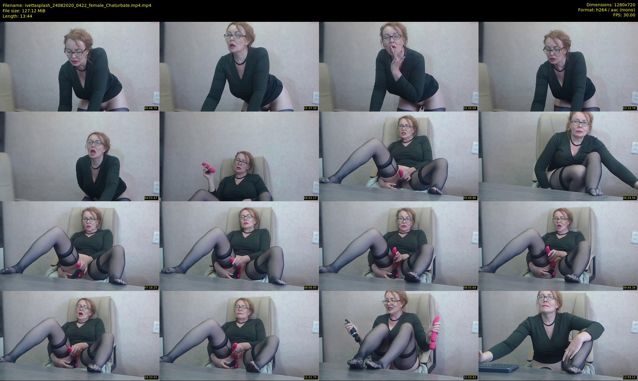 ivettasplash — 14 minute Chaturbate female cam show recording, 720p, Aug 24, 2020