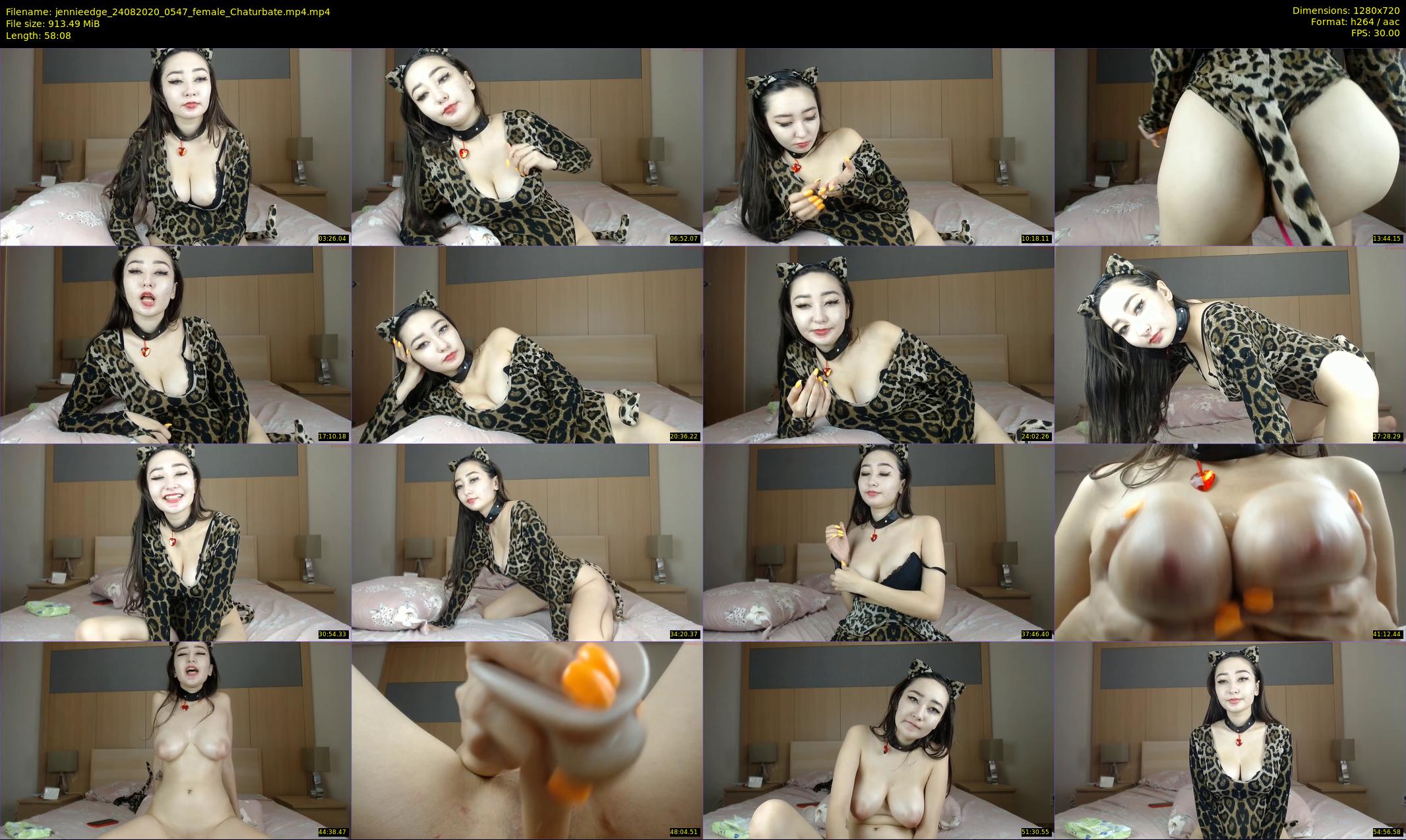 jennieedge — 59 minute Chaturbate female cam show recording, 720p, Aug 24, 2020