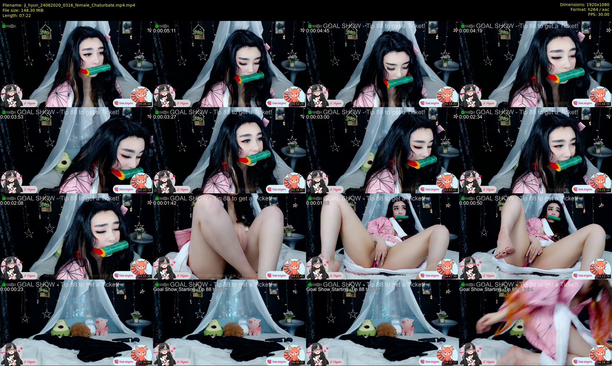 ji_hyun — 8 minute Chaturbate female cam show recording, 1080p, Aug 24, 2020