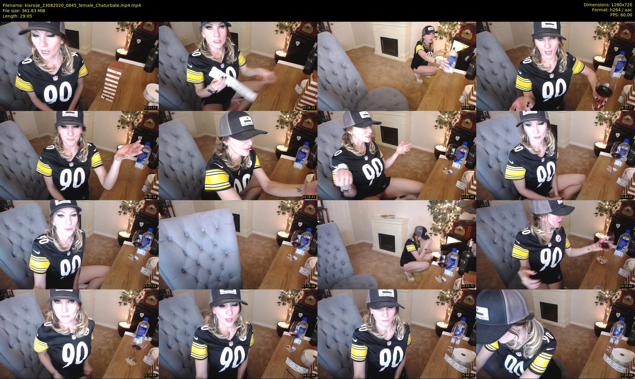 kiarose — 30 minute Chaturbate female cam show recording, 720p, Aug 23, 2020