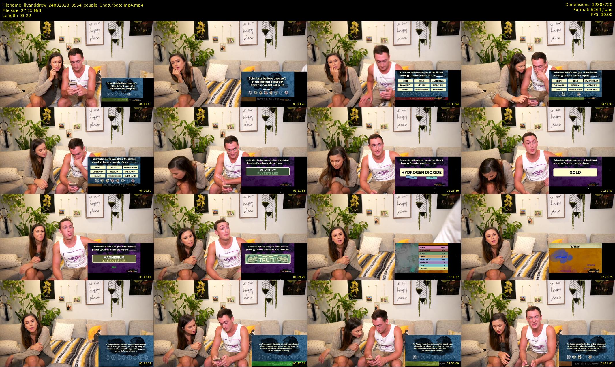 livanddrew — 4 minute Chaturbate couple cam show recording, 720p, Aug 24, 2020