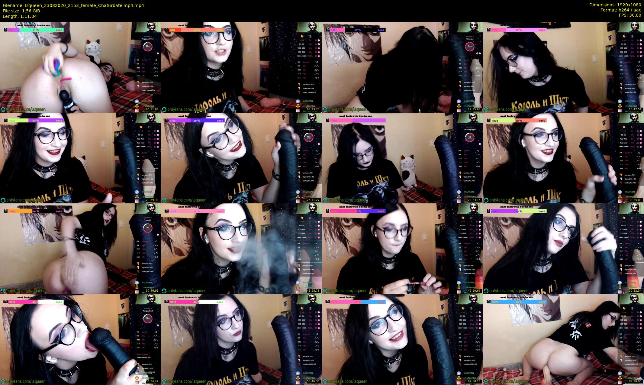 lsqueen — 72 minute Chaturbate female cam show recording, 1080p, Aug 23, 2020