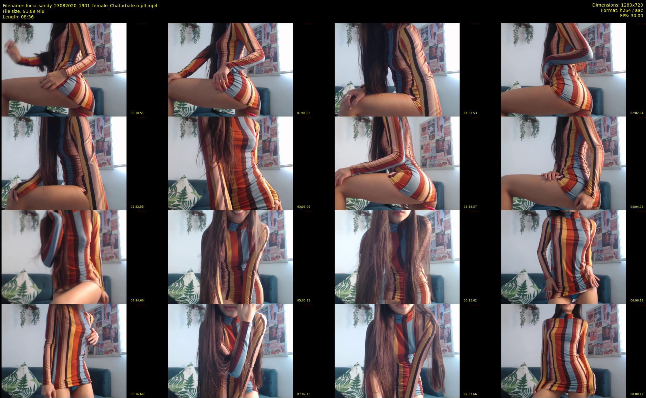 lucia_sandy — 9 minute Chaturbate female cam show recording, 720p, Aug 23, 2020