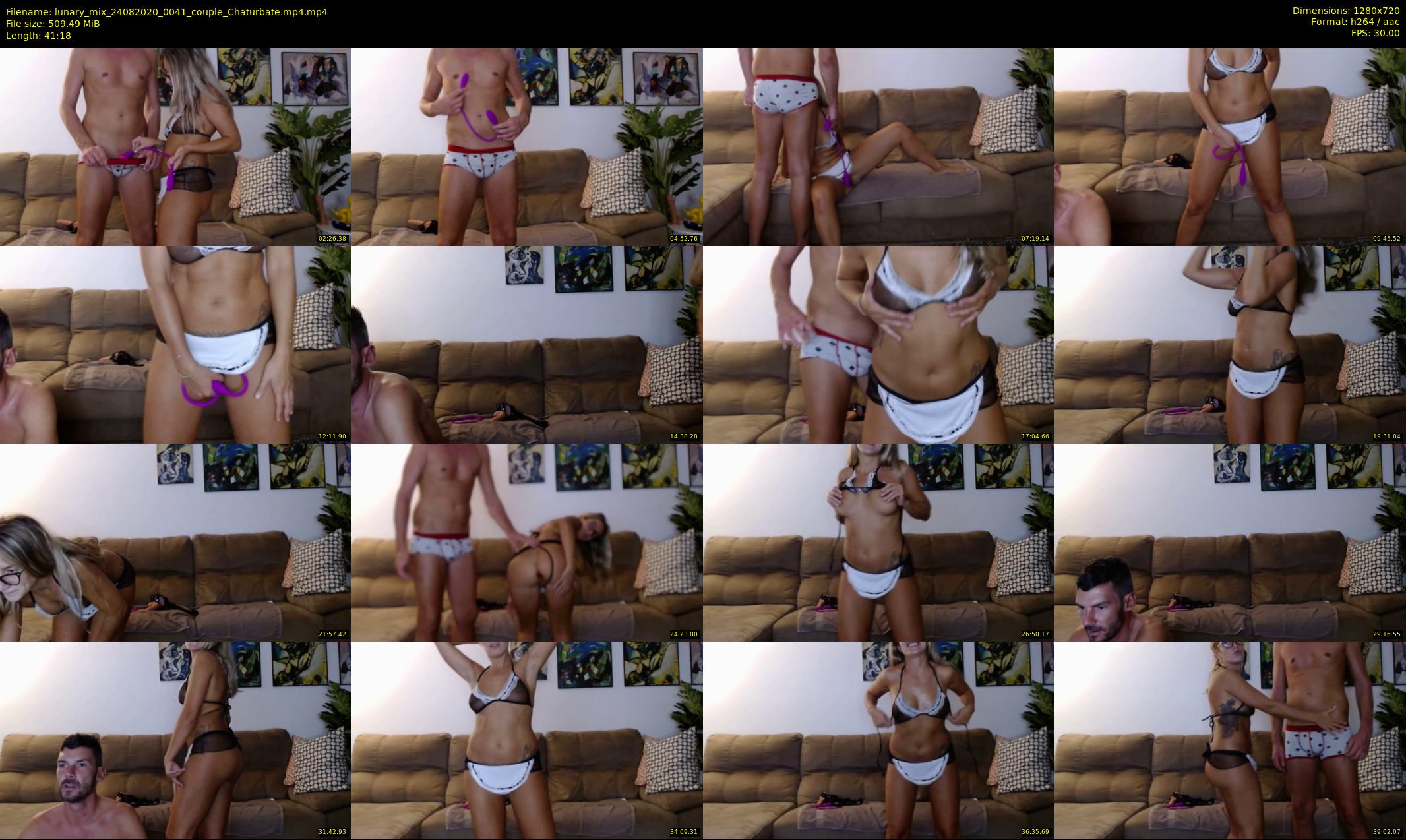 lunary_mix — 42 minute Chaturbate couple cam show recording, 720p, Aug 24, 2020
