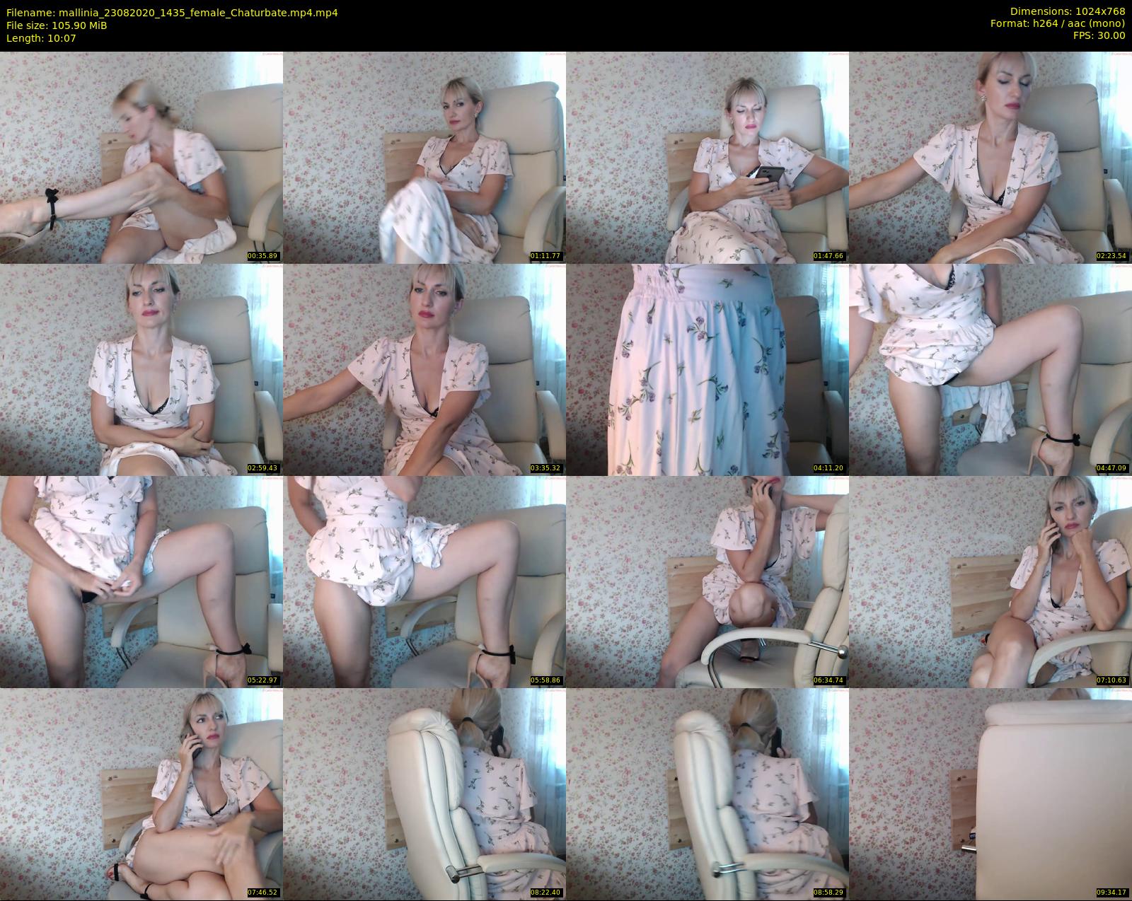mallinia — 11 minute Chaturbate female cam show recording, 720p, Aug 23, 2020