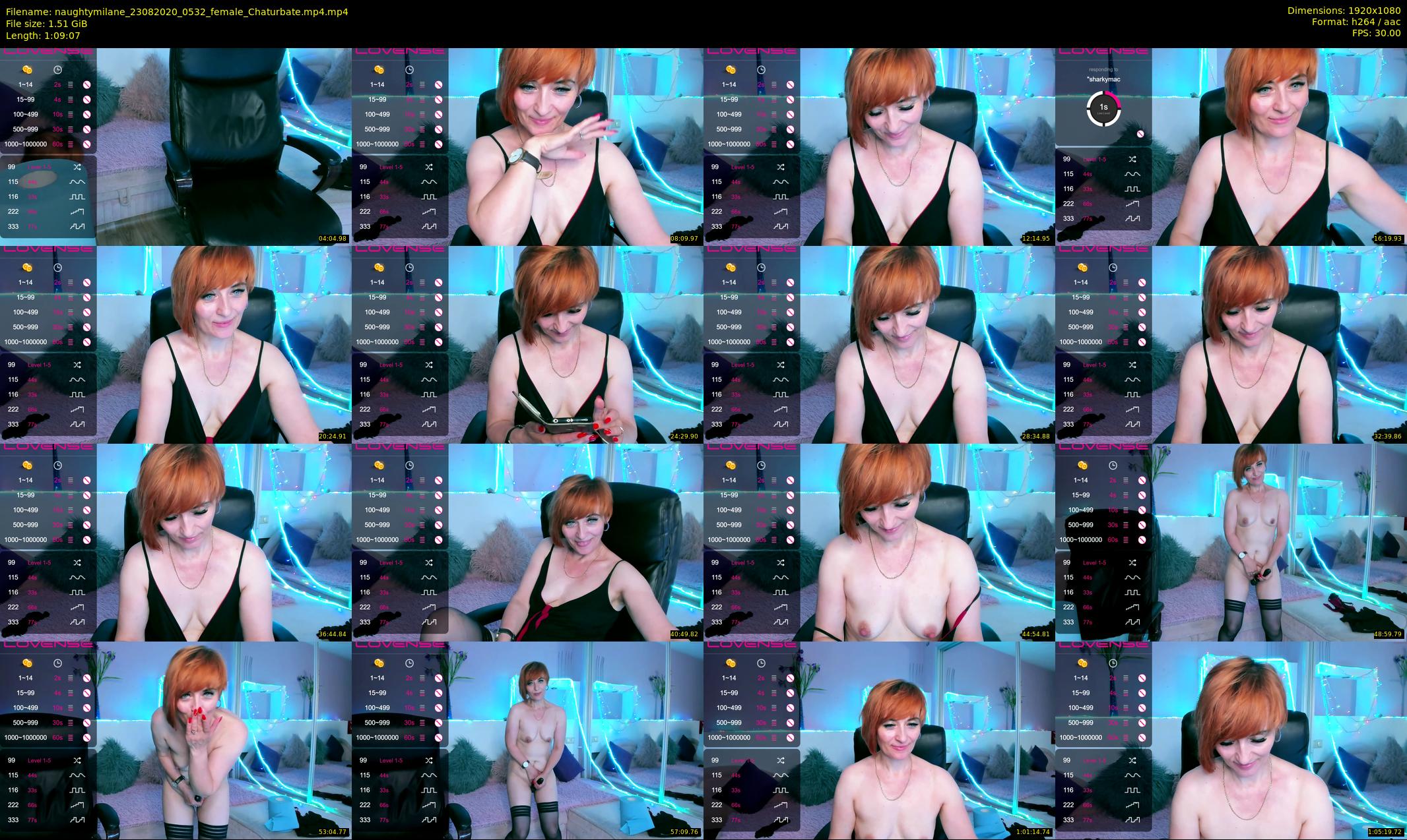 naughtymilane — 70 minute Chaturbate female cam show recording, 1080p, Aug 23, 2020