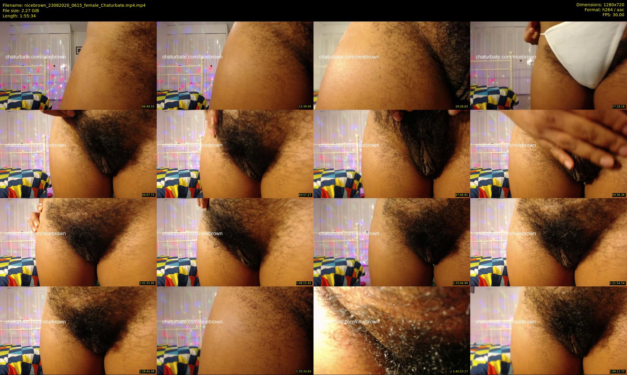 nicebrown — 116 minute Chaturbate female cam show recording, 720p, Aug 23, 2020