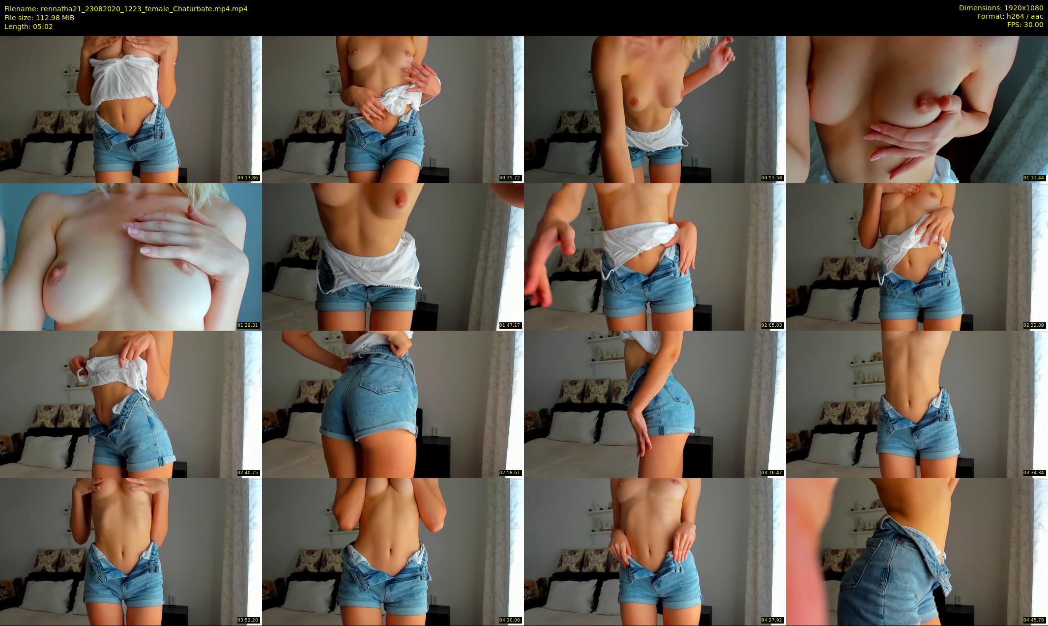 rennatha21 — 6 minute Chaturbate female cam show recording, 1080p, Aug 23, 2020