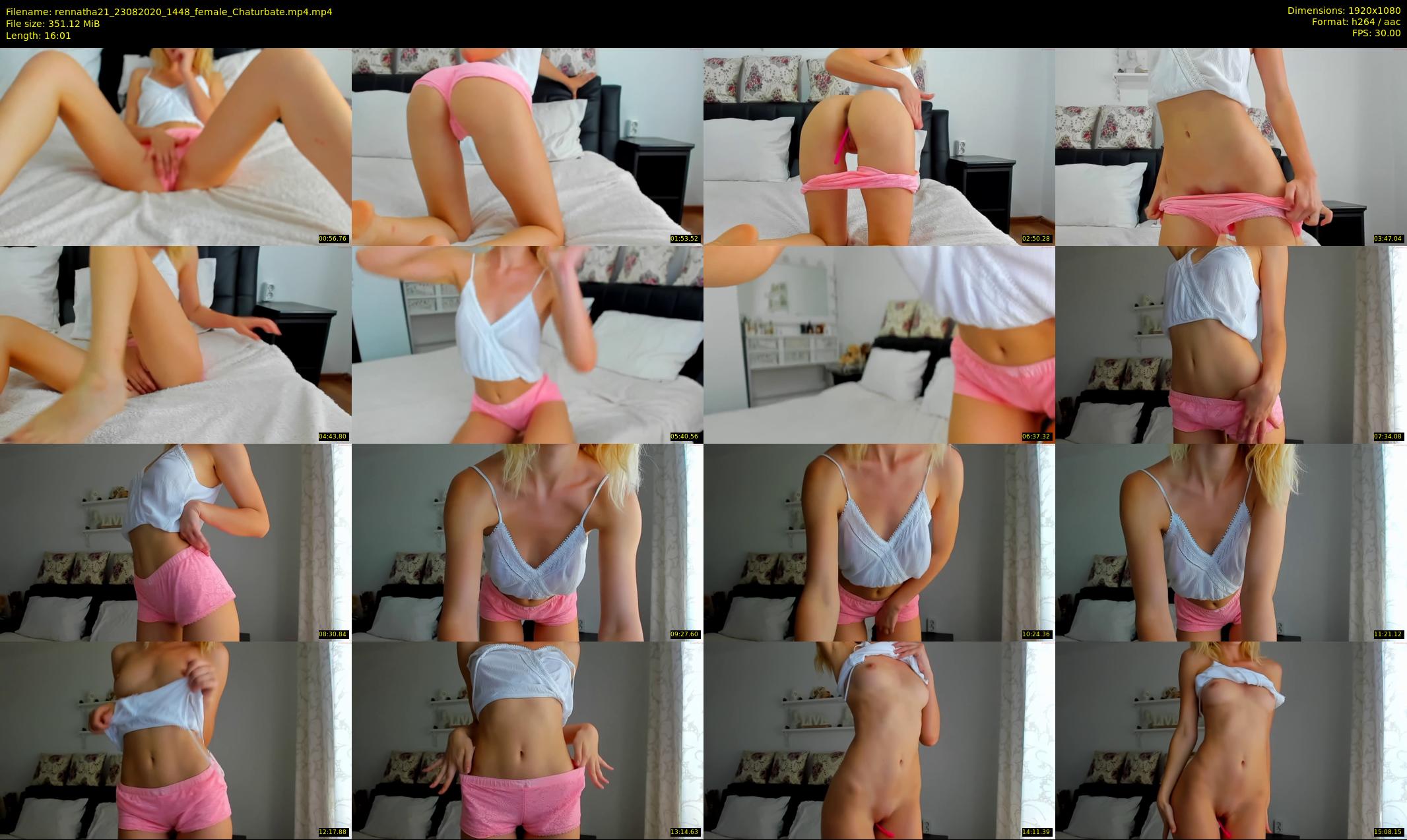 rennatha21 — 17 minute Chaturbate female cam show recording, 1080p, Aug 23, 2020