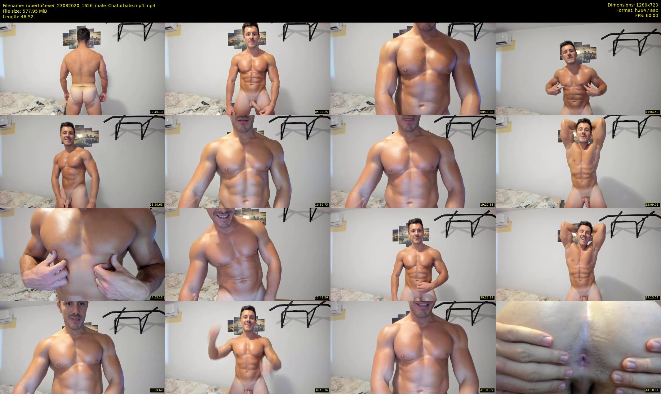 roberto4ever — 47 minute Chaturbate male cam show recording, 720p, Aug 23, 2020