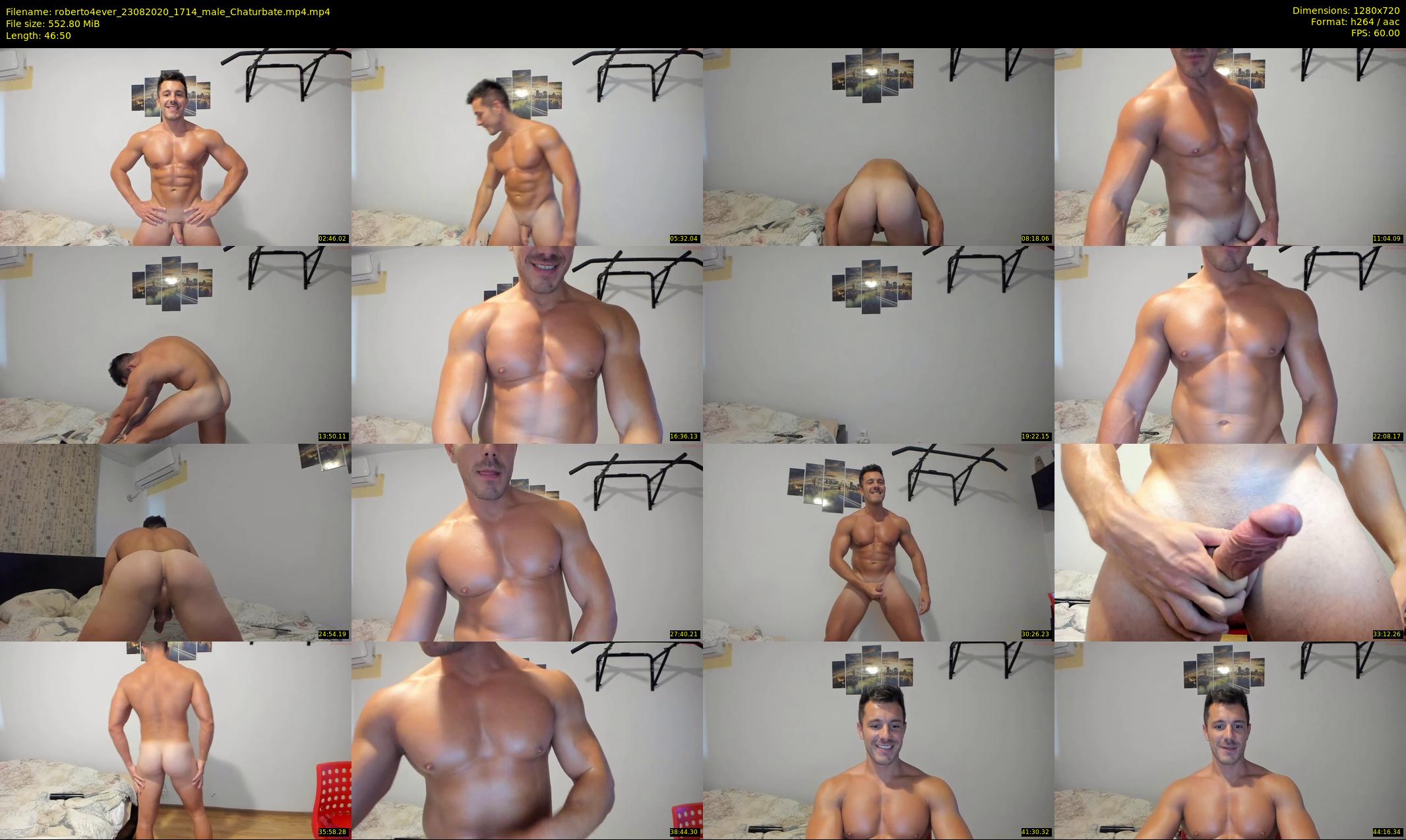roberto4ever — 47 minute Chaturbate male cam show recording, 720p, Aug 23, 2020