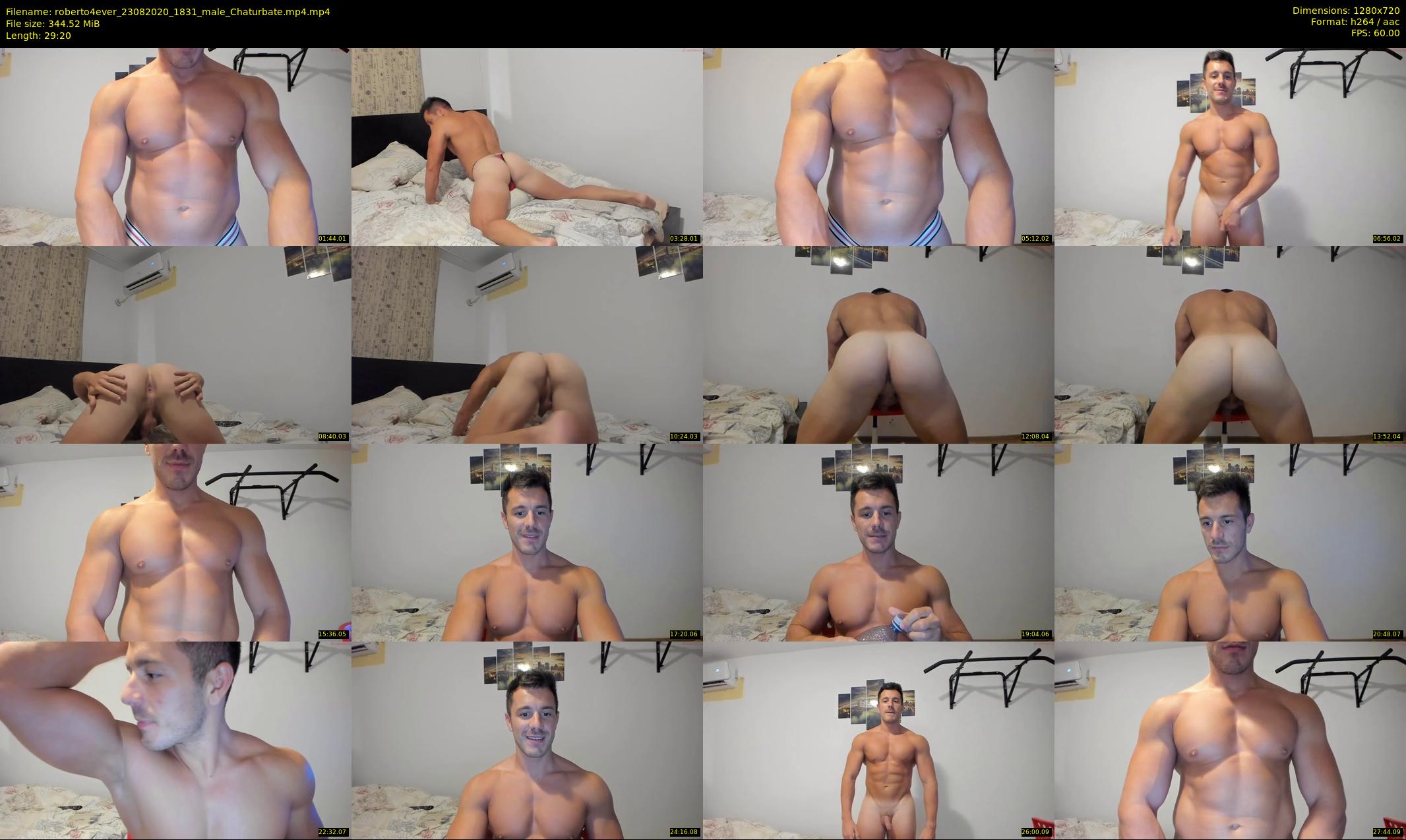 roberto4ever — 30 minute Chaturbate male cam show recording, 720p, Aug 23, 2020