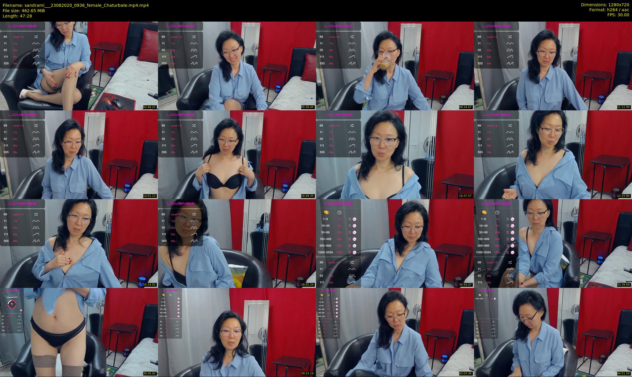 sandrami__ — 48 minute Chaturbate female cam show recording, 720p, Aug 23, 2020