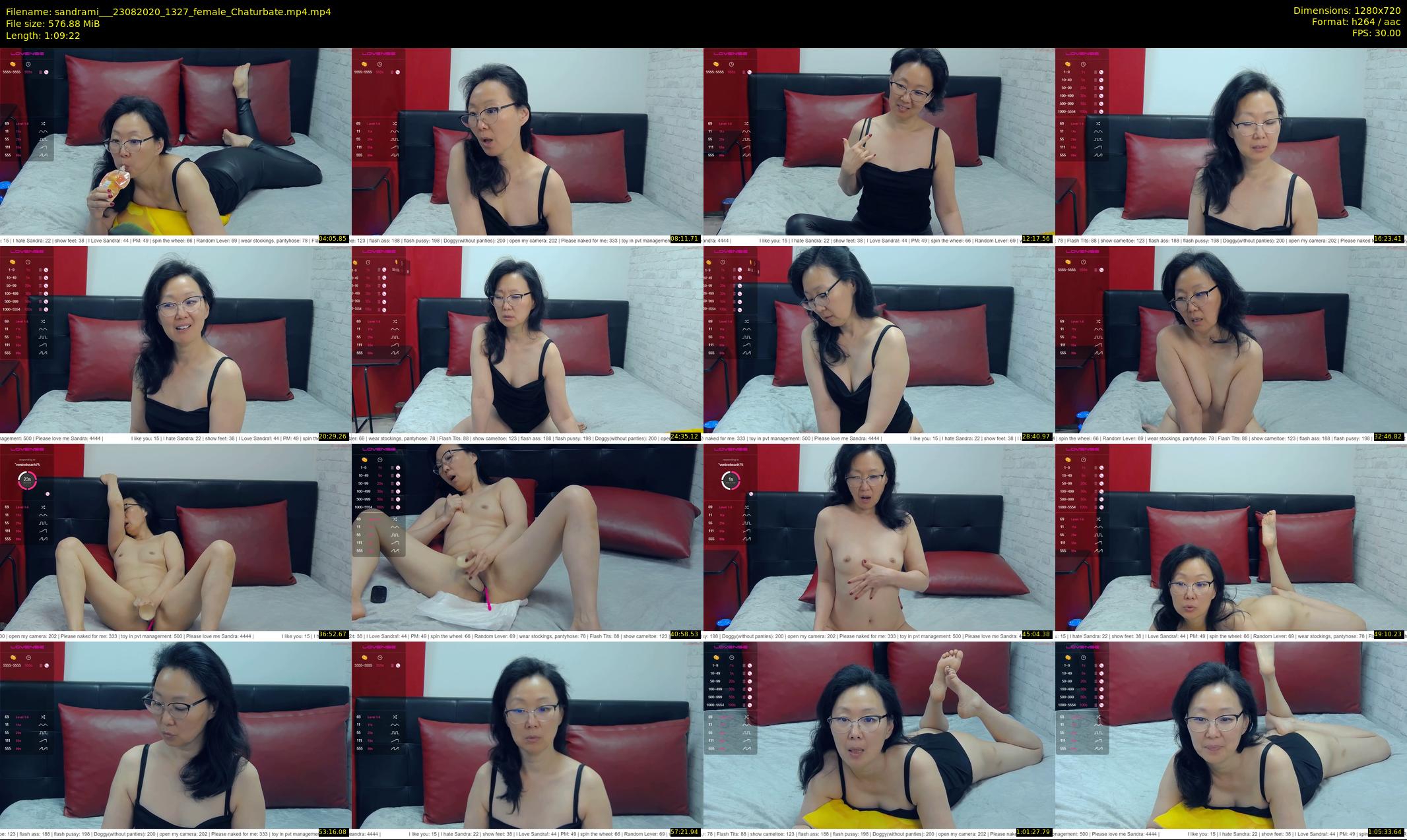 sandrami__ — 70 minute Chaturbate female cam show recording, 720p, Aug 23, 2020