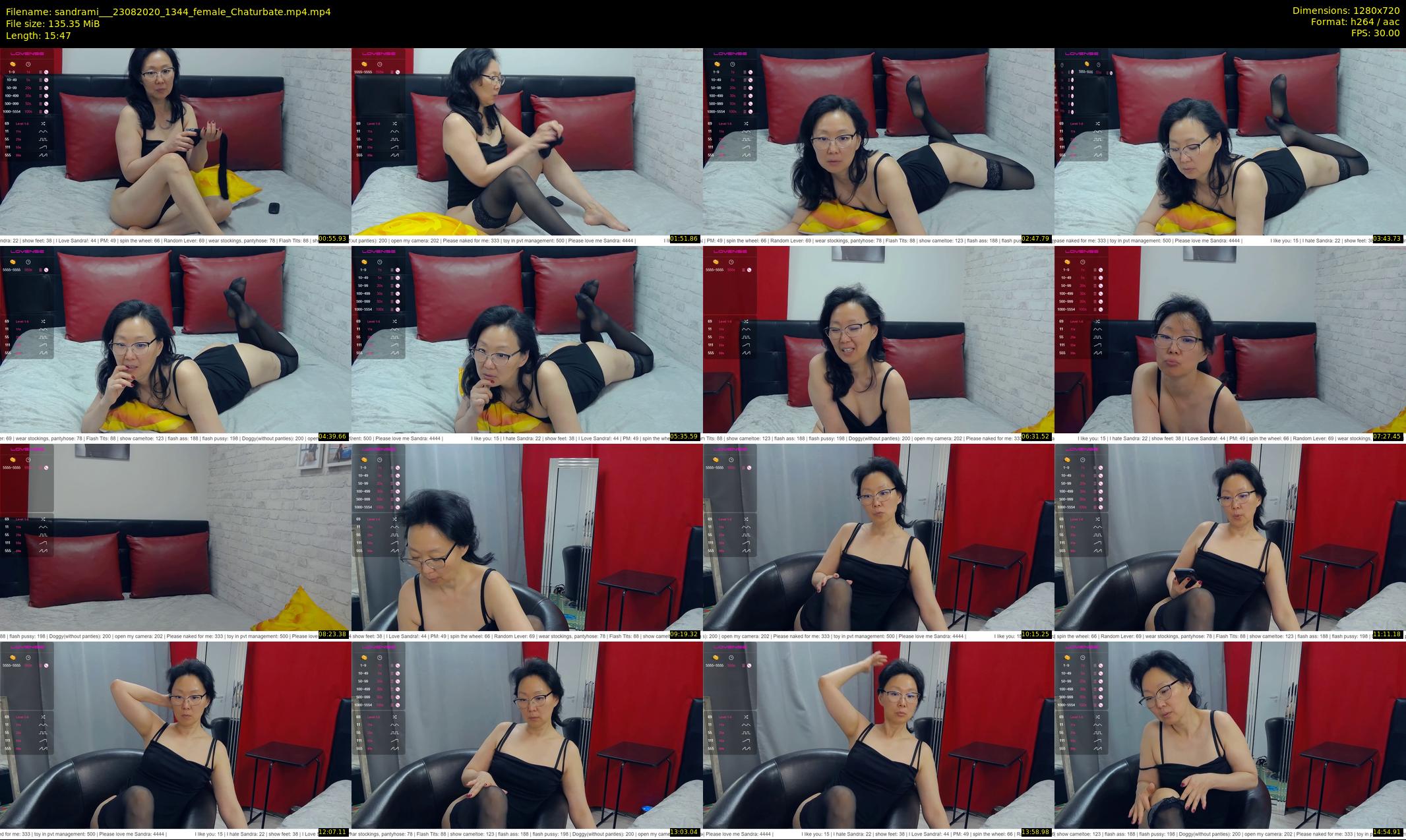 sandrami__ — 16 minute Chaturbate female cam show recording, 720p, Aug 23, 2020
