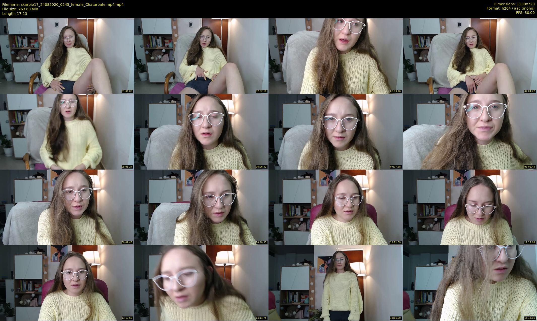 skarpio17 — 18 minute Chaturbate female cam show recording, 720p, Aug 24, 2020