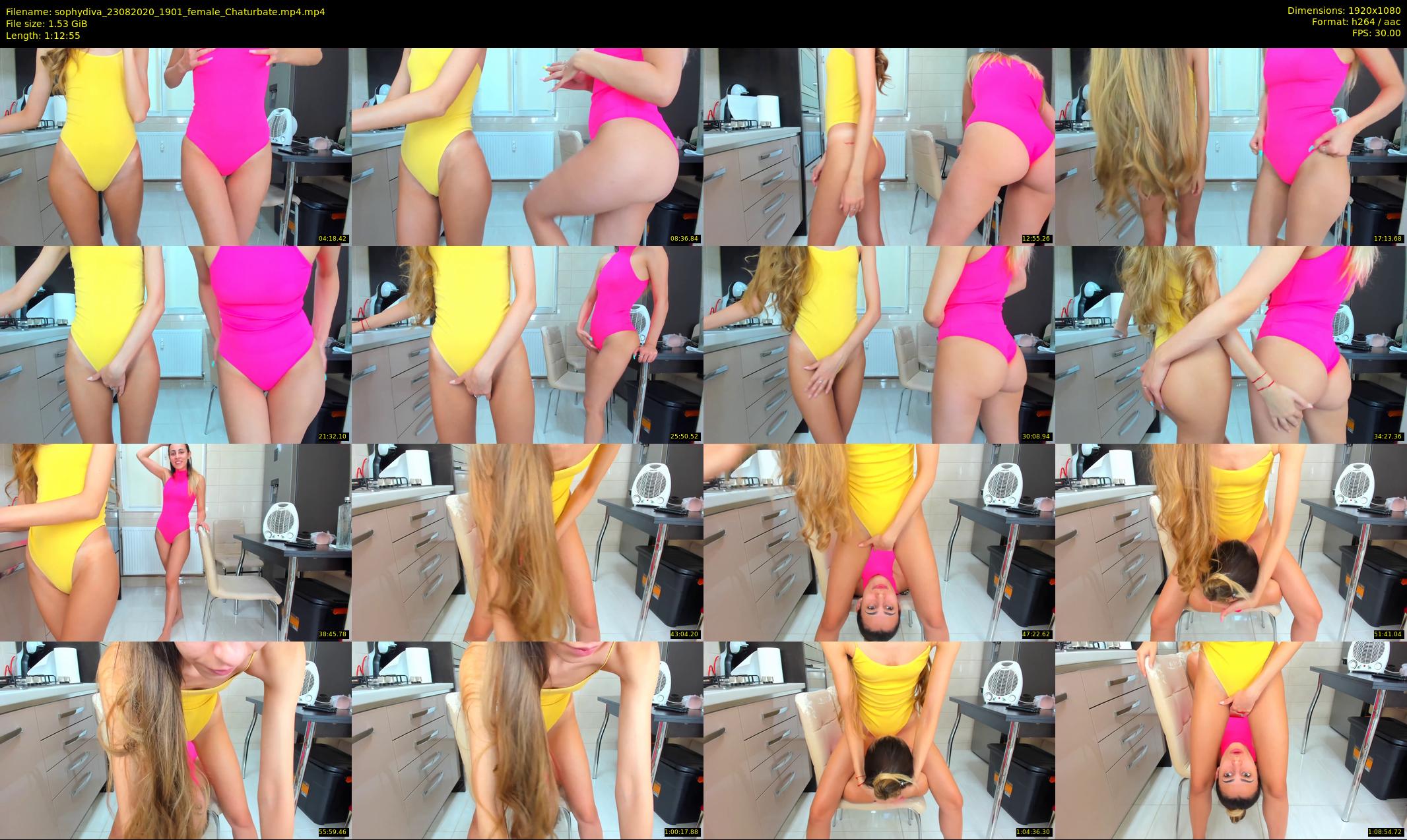 sophydiva — 73 minute Chaturbate female cam show recording, 1080p, Aug 23, 2020