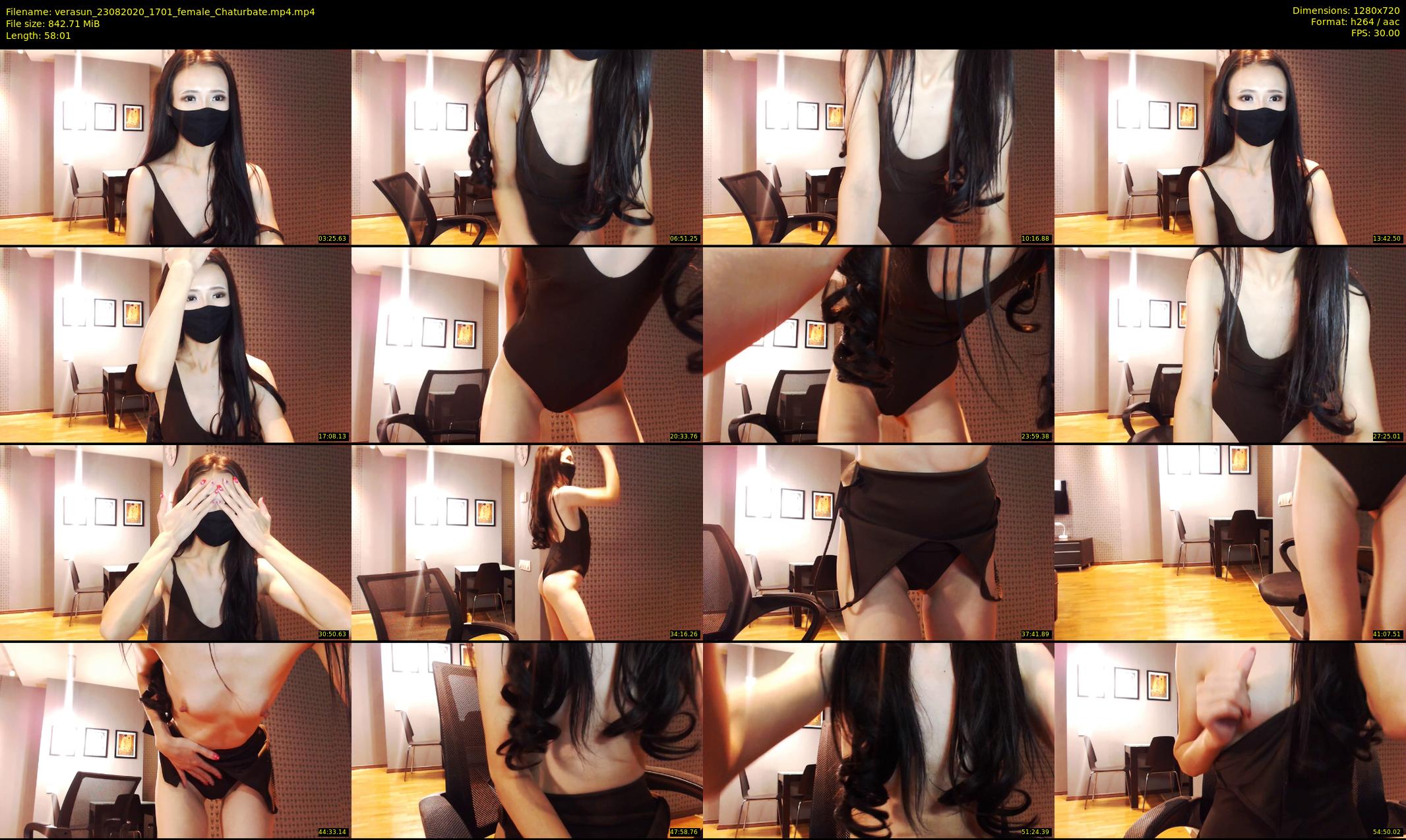 verasun — 59 minute Chaturbate female cam show recording, 720p, Aug 23, 2020