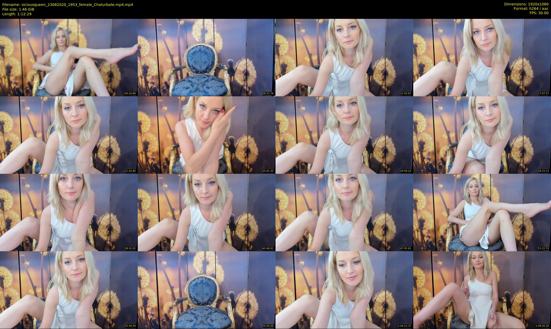viciousqueen — 73 minute Chaturbate female cam show recording, 1080p, Aug 23, 2020