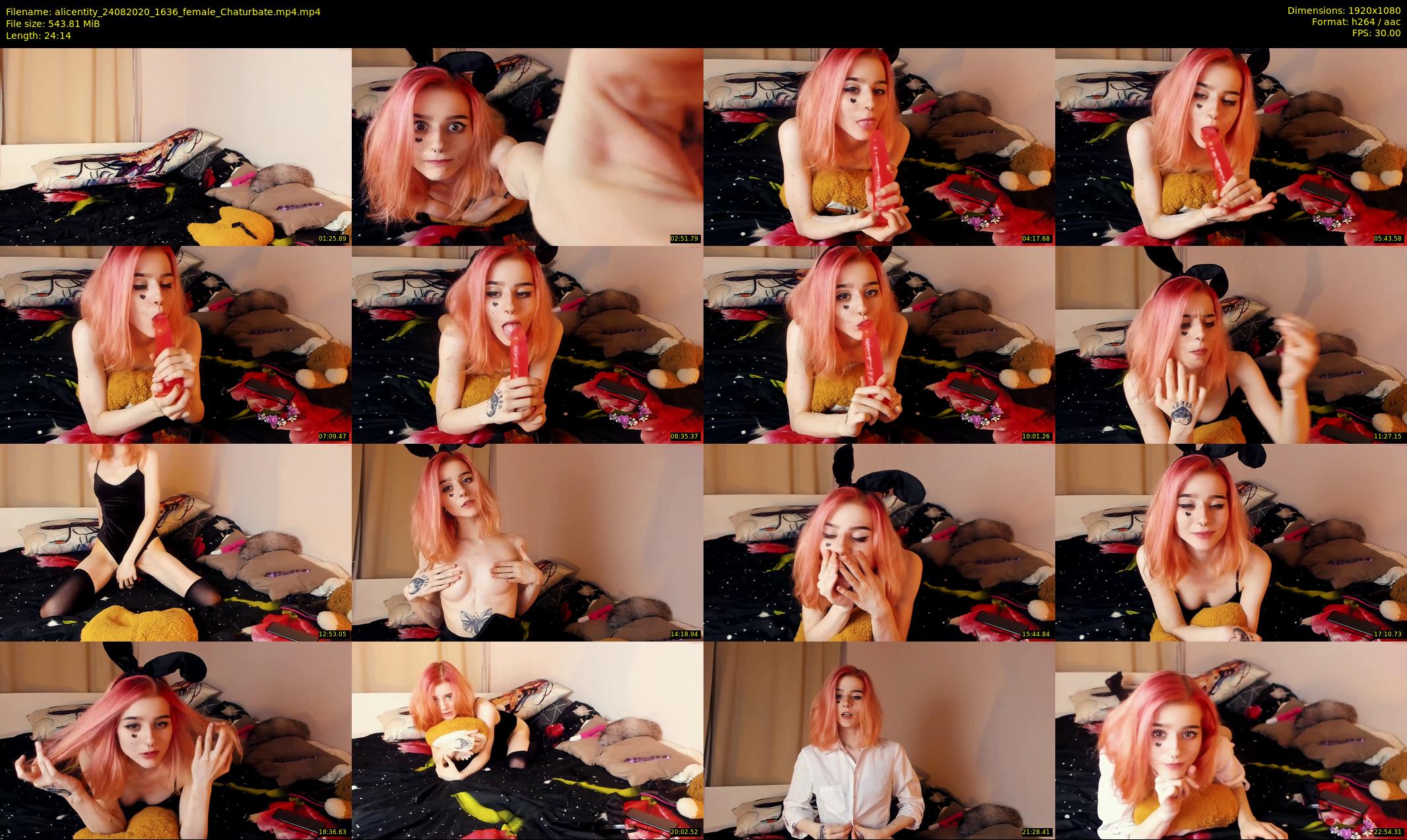 alicentity — 25 minute Chaturbate female cam show recording, 1080p, Aug 24, 2020