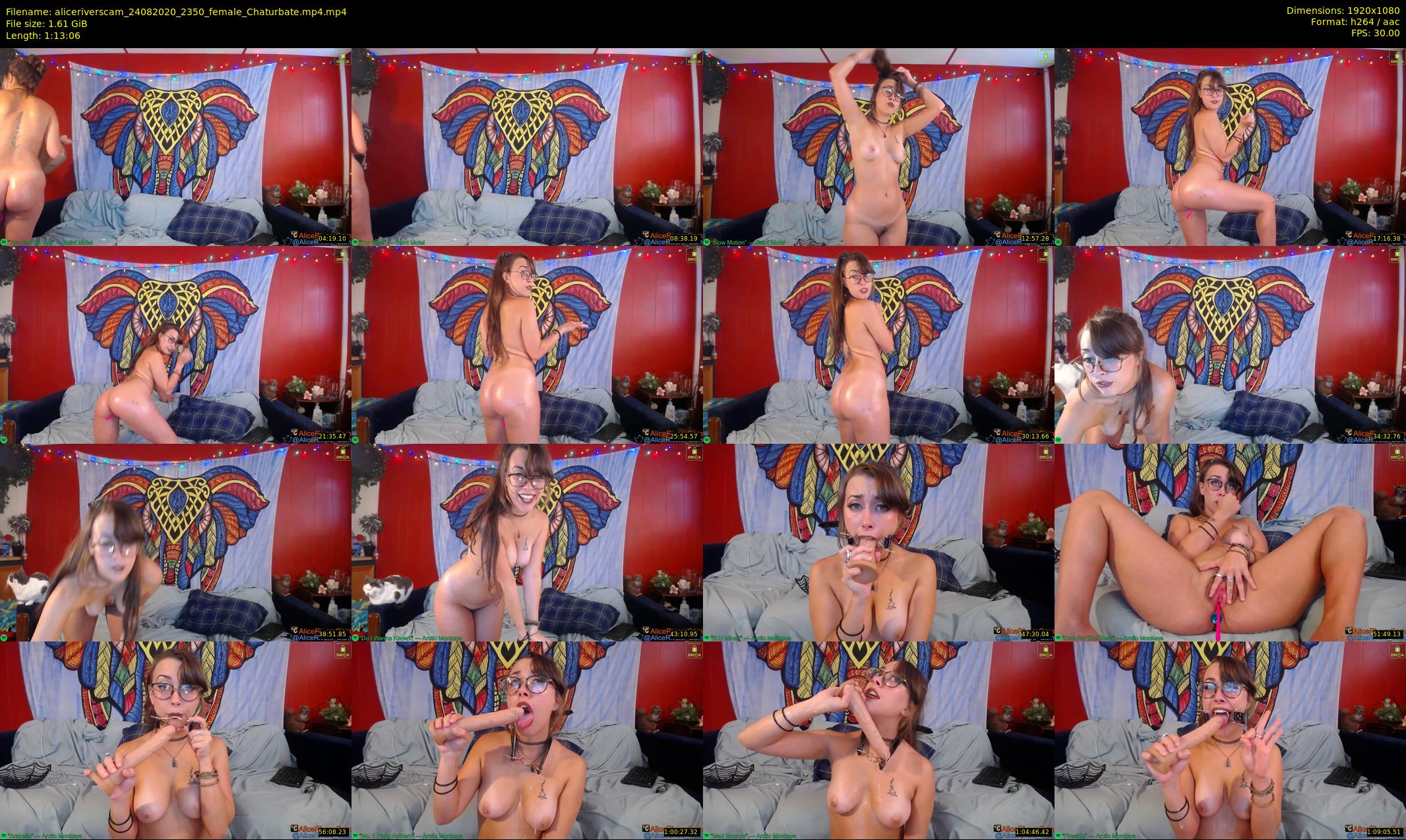 aliceriverscam — 74 minute Chaturbate female cam show recording, 1080p, Aug 24, 2020