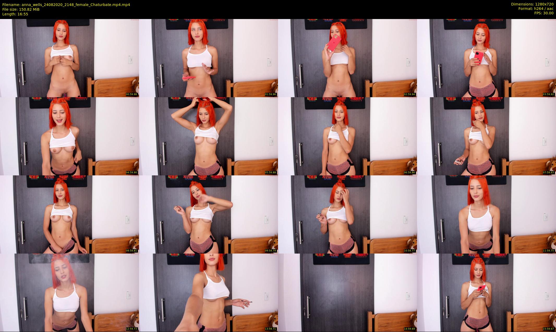 anna_wells — 17 minute Chaturbate female cam show recording, 720p, Aug 24, 2020