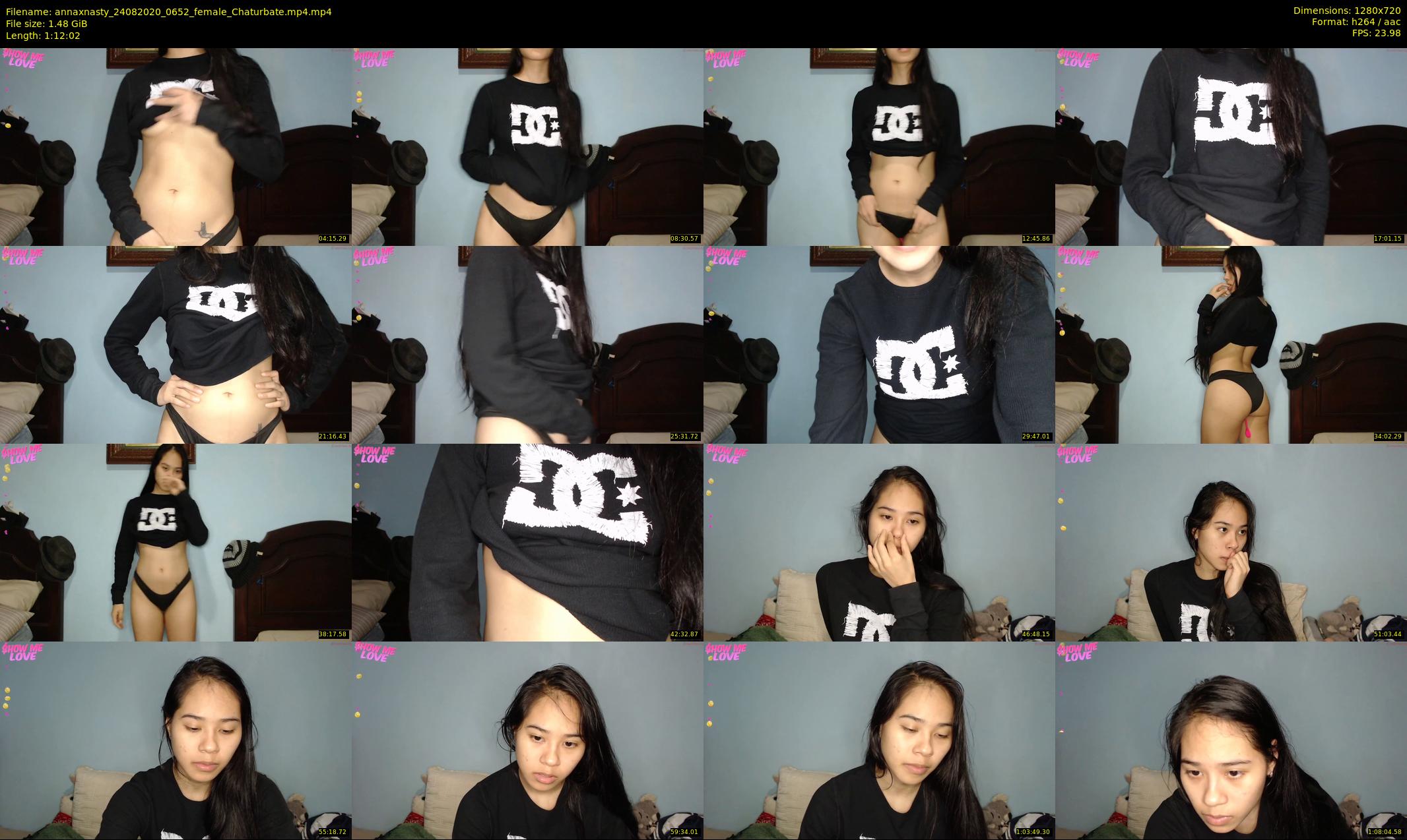 annaxnasty — 73 minute Chaturbate female cam show recording, 720p, Aug 24, 2020