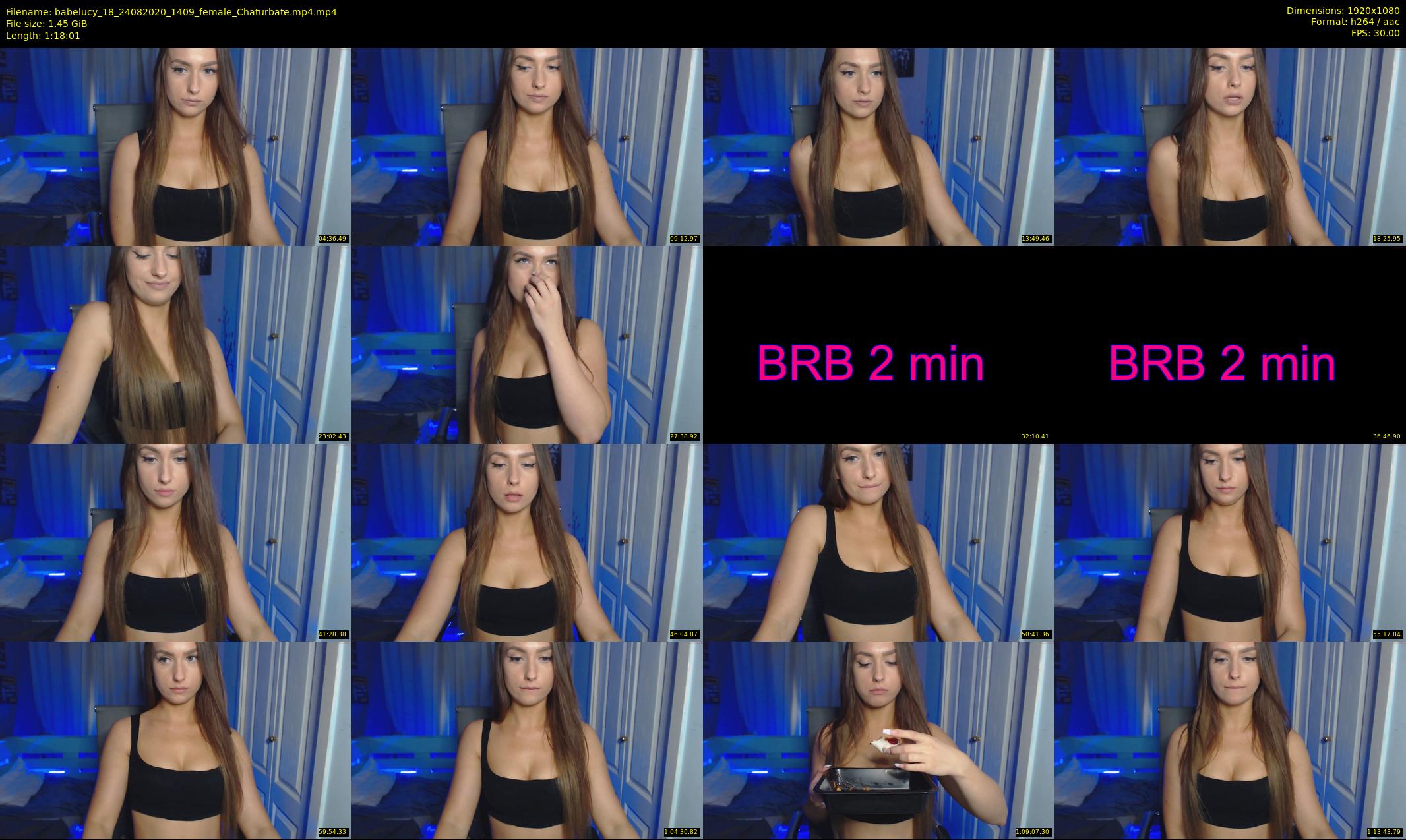 babelucy_18 — 79 minute Chaturbate female cam show recording, 1080p, Aug 24, 2020