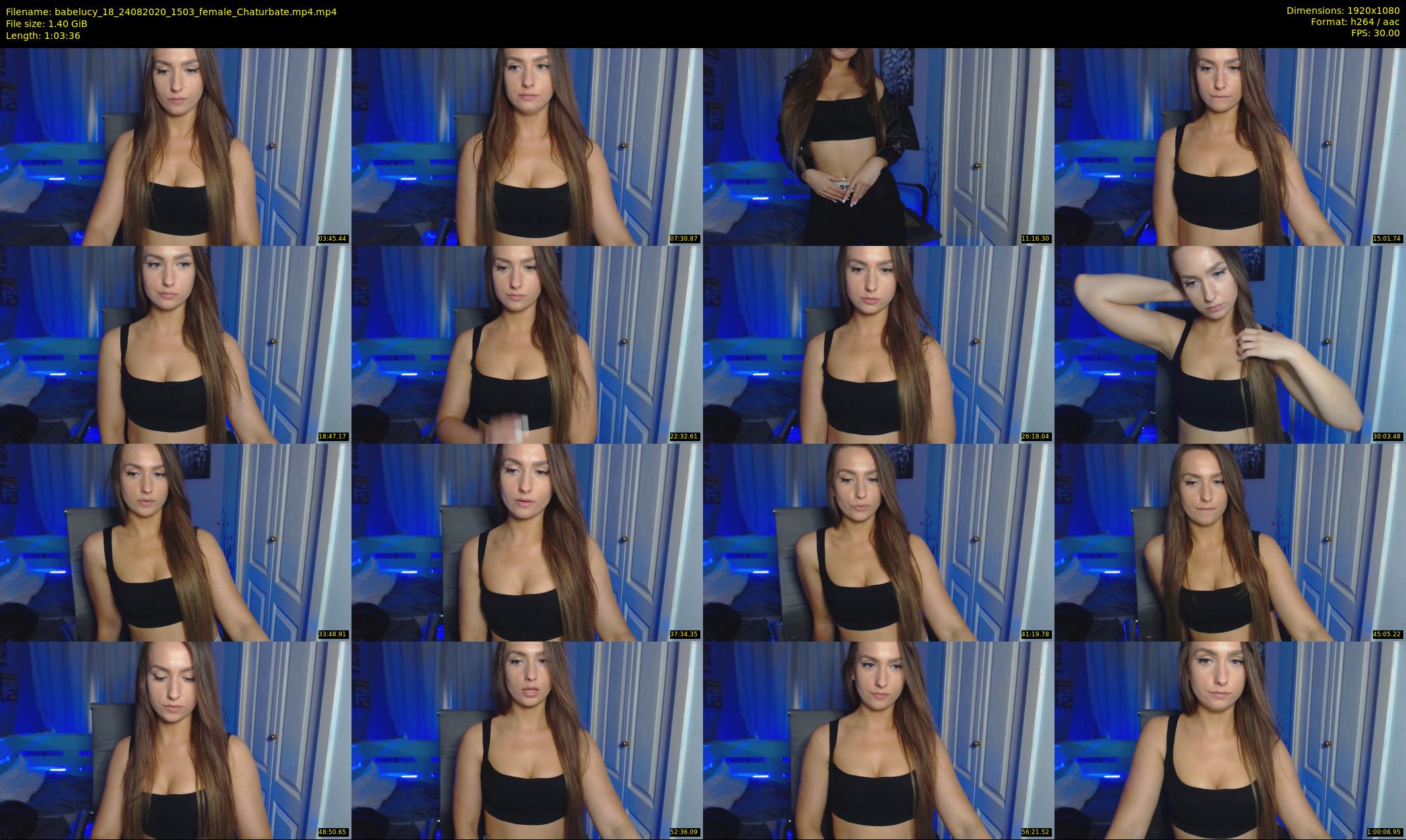 babelucy_18 — 64 minute Chaturbate female cam show recording, 1080p, Aug 24, 2020