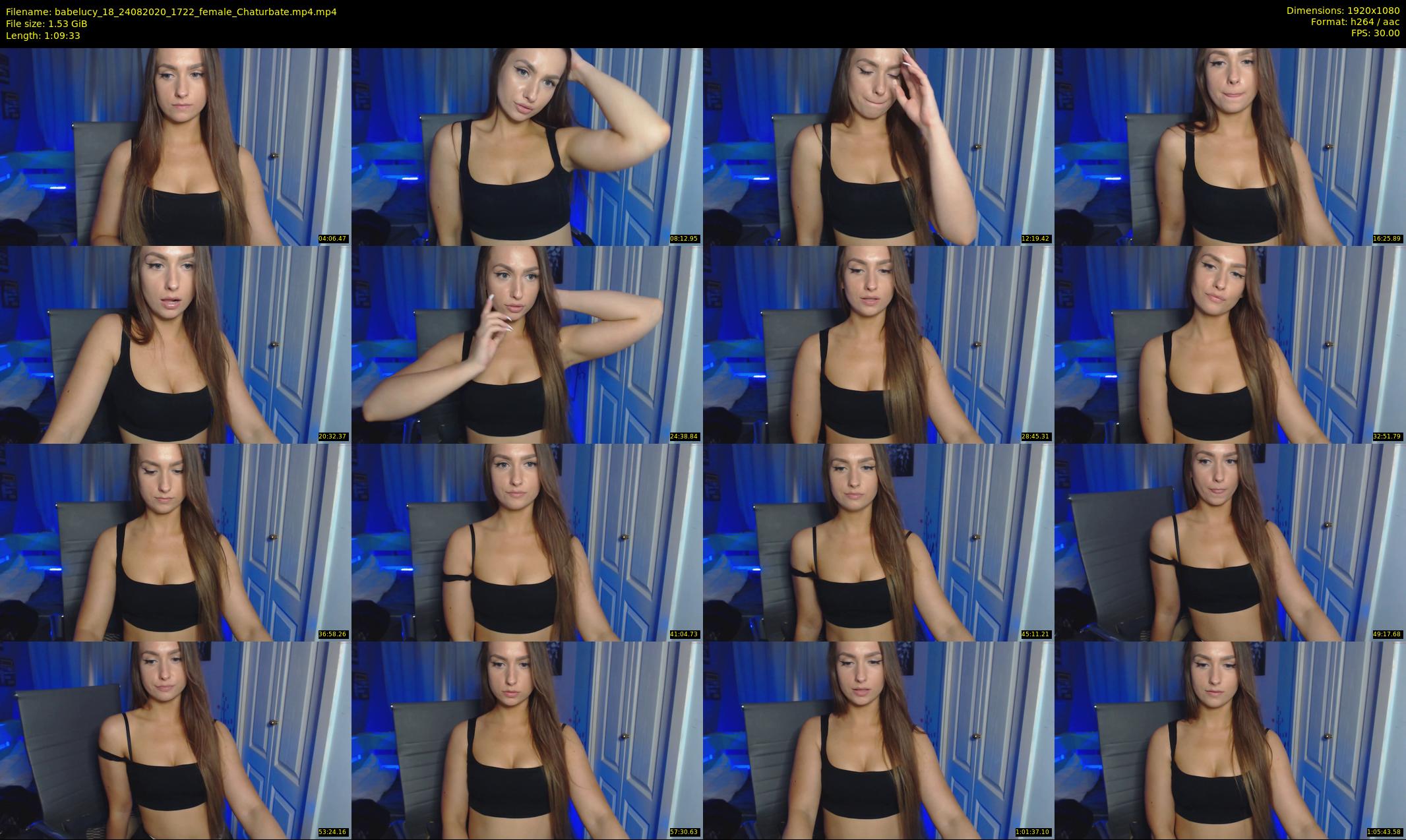 babelucy_18 — 70 minute Chaturbate female cam show recording, 1080p, Aug 24, 2020