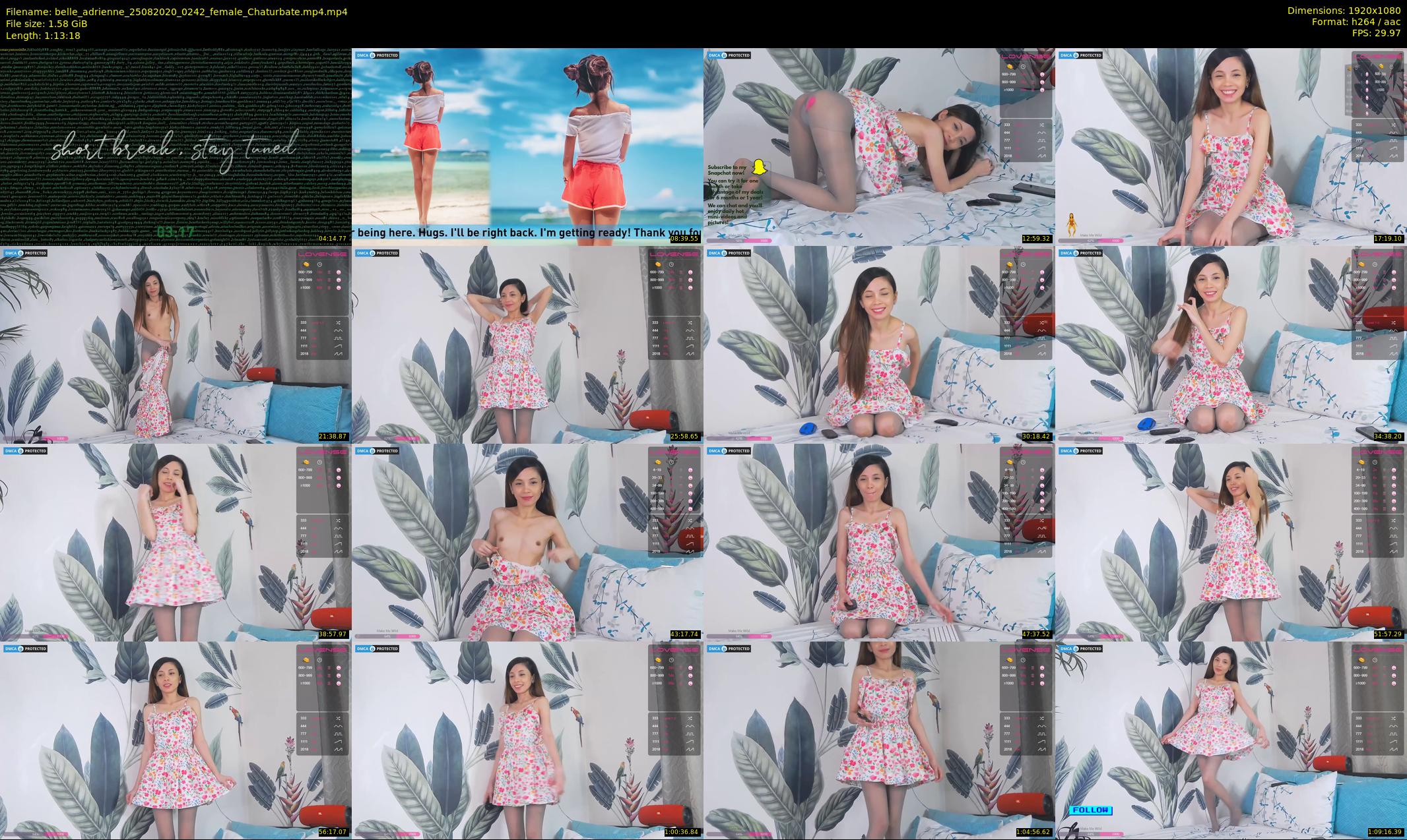 belle_adrienne — 74 minute Chaturbate couple cam show recording, 1080p, Aug 25, 2020