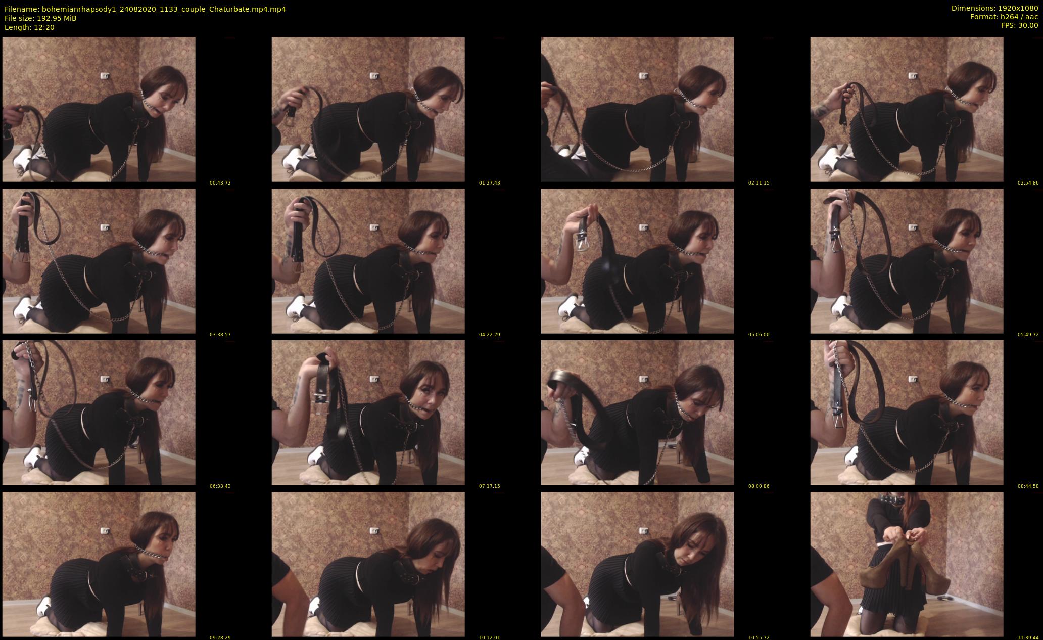 bohemianrhapsody1 — 13 minute Chaturbate couple cam show recording, 1080p, Aug 24, 2020